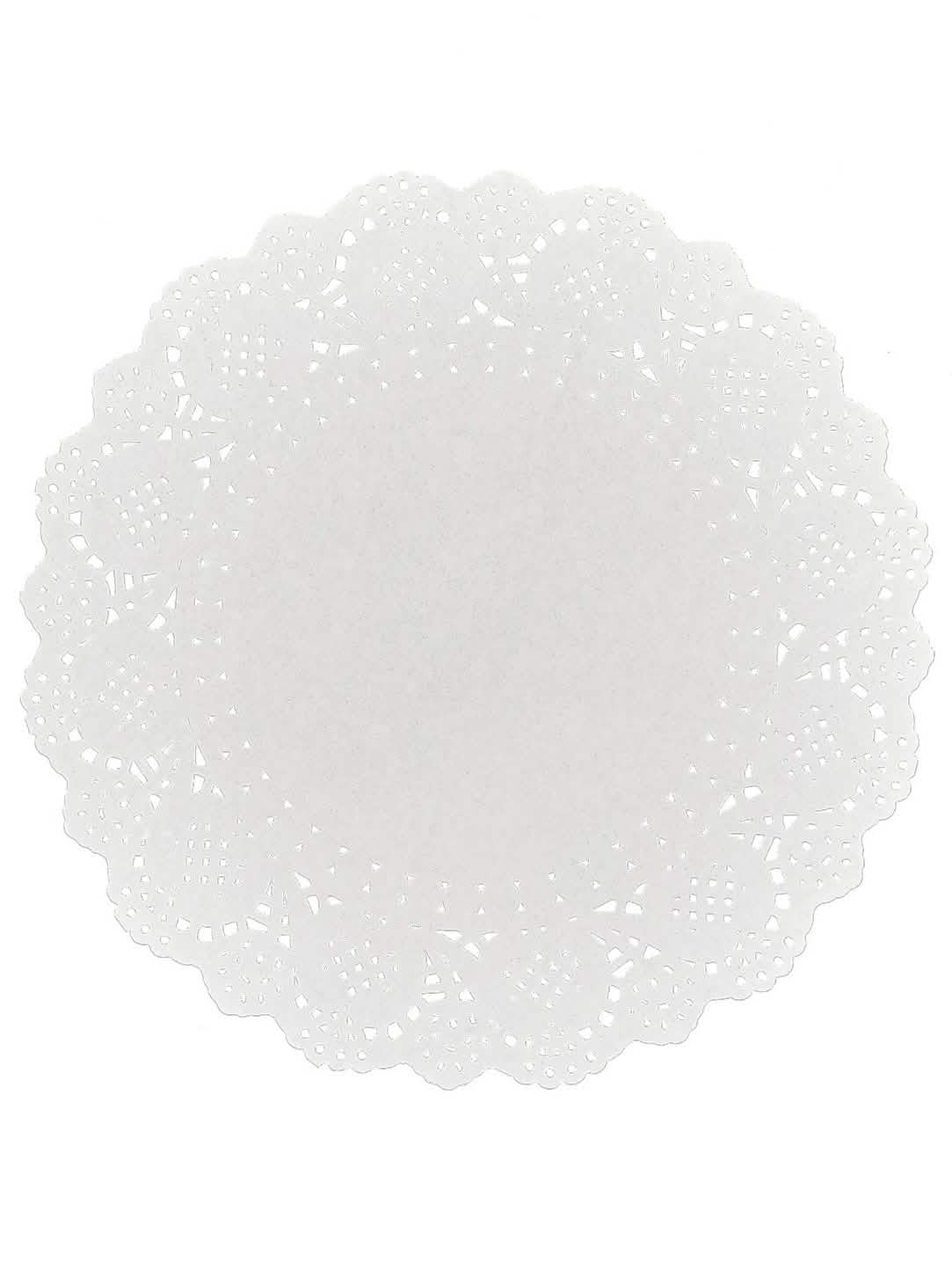 Șervețele din hârtie dantelată pentru decorarea petrecerii, albe