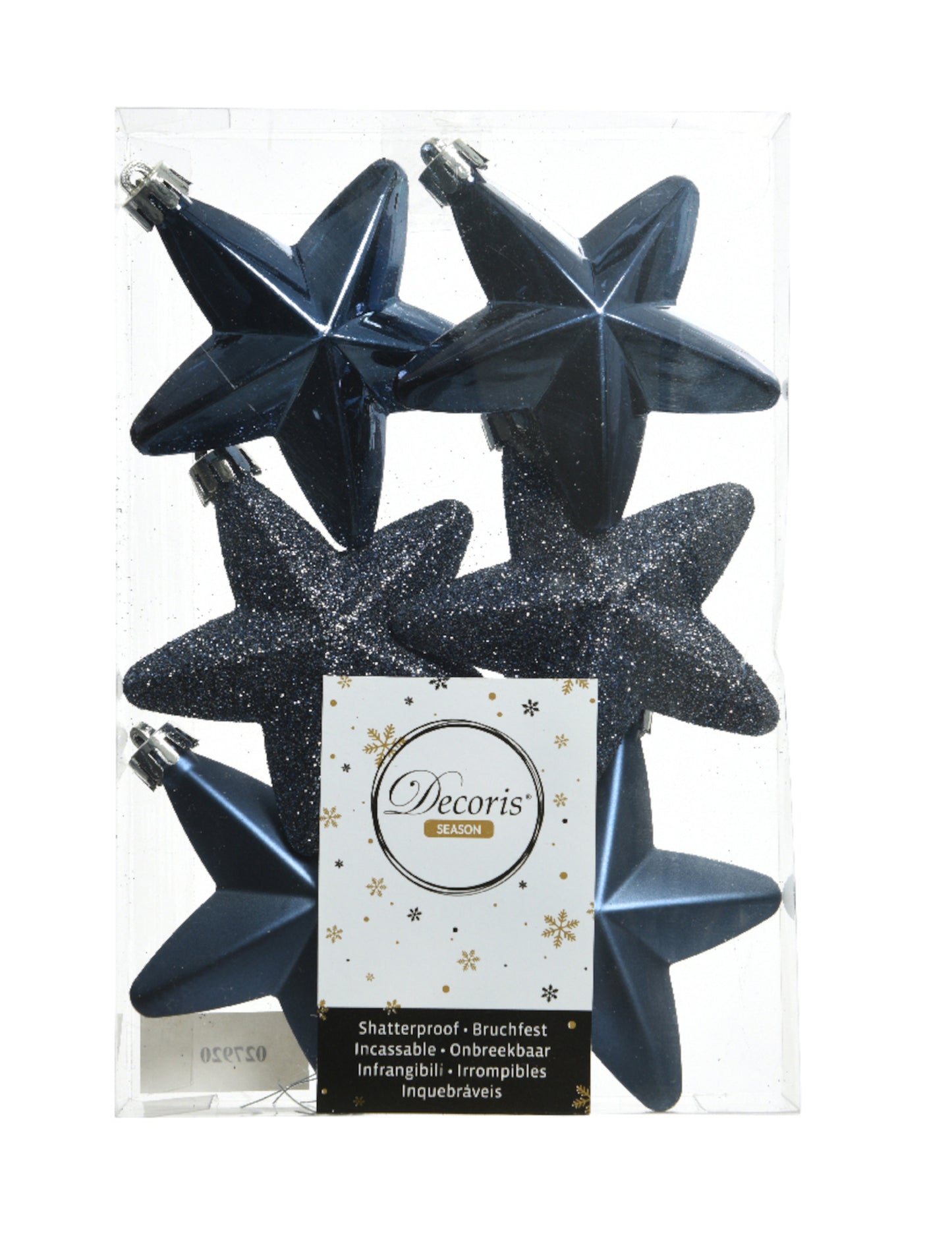 6 Suspensii pentru stele albastre FIR 7,5 cm