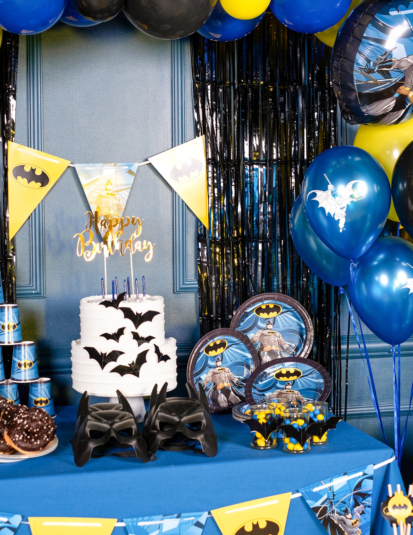 8 Batman 23 farfurii de carton cm