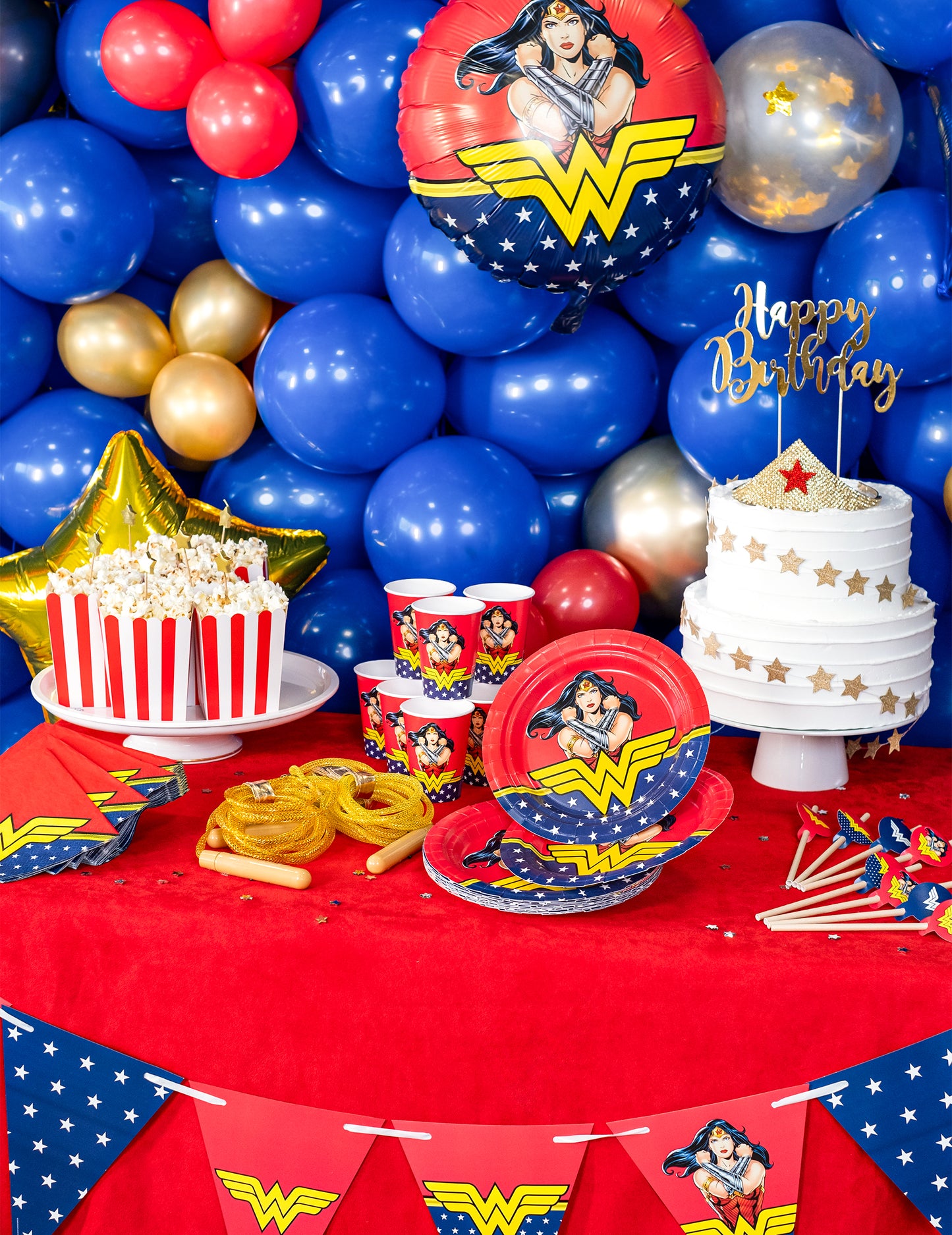 8 plăci de carton Wonder Woman 23 cm