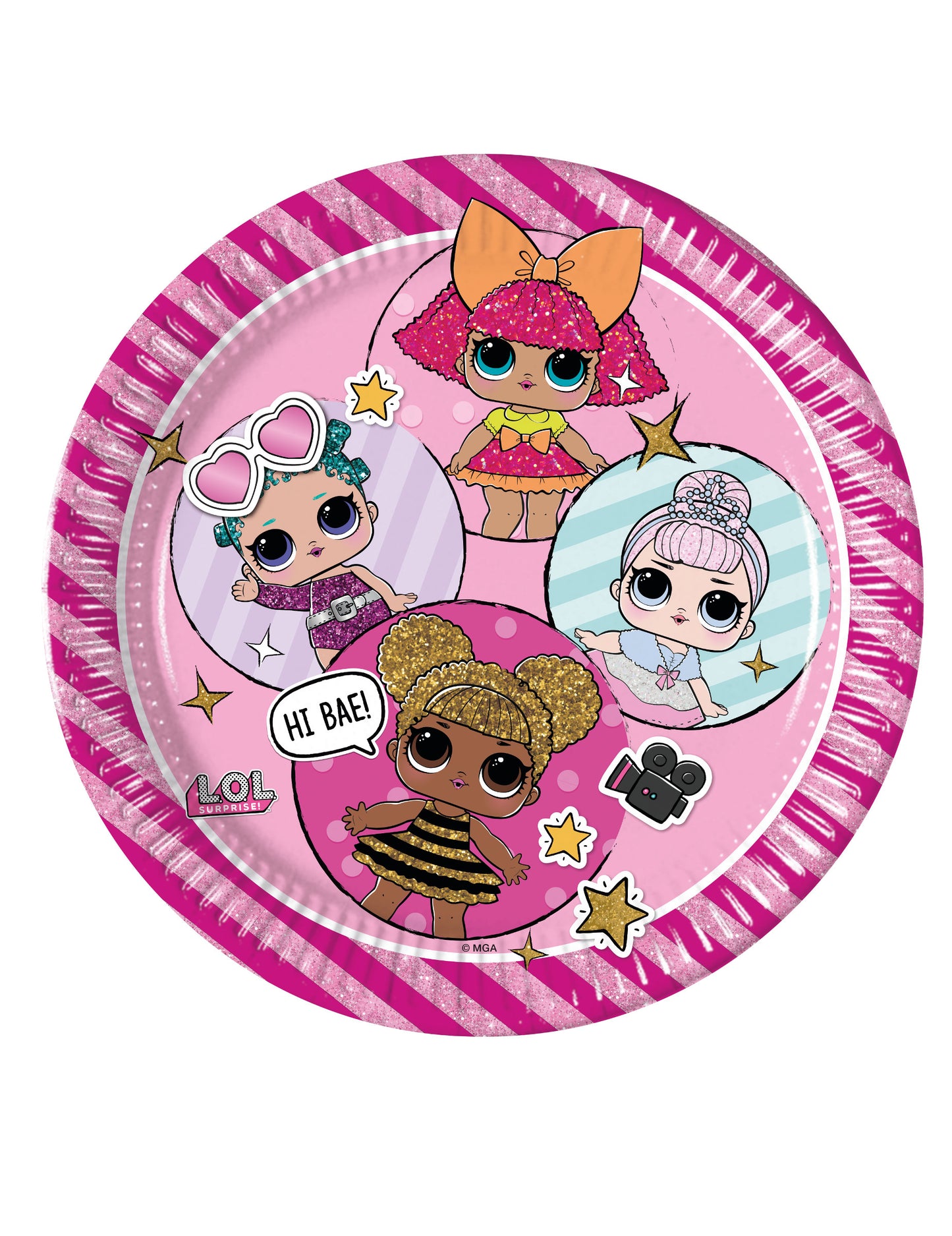 8 plăci de carton metalice lol 23 cm