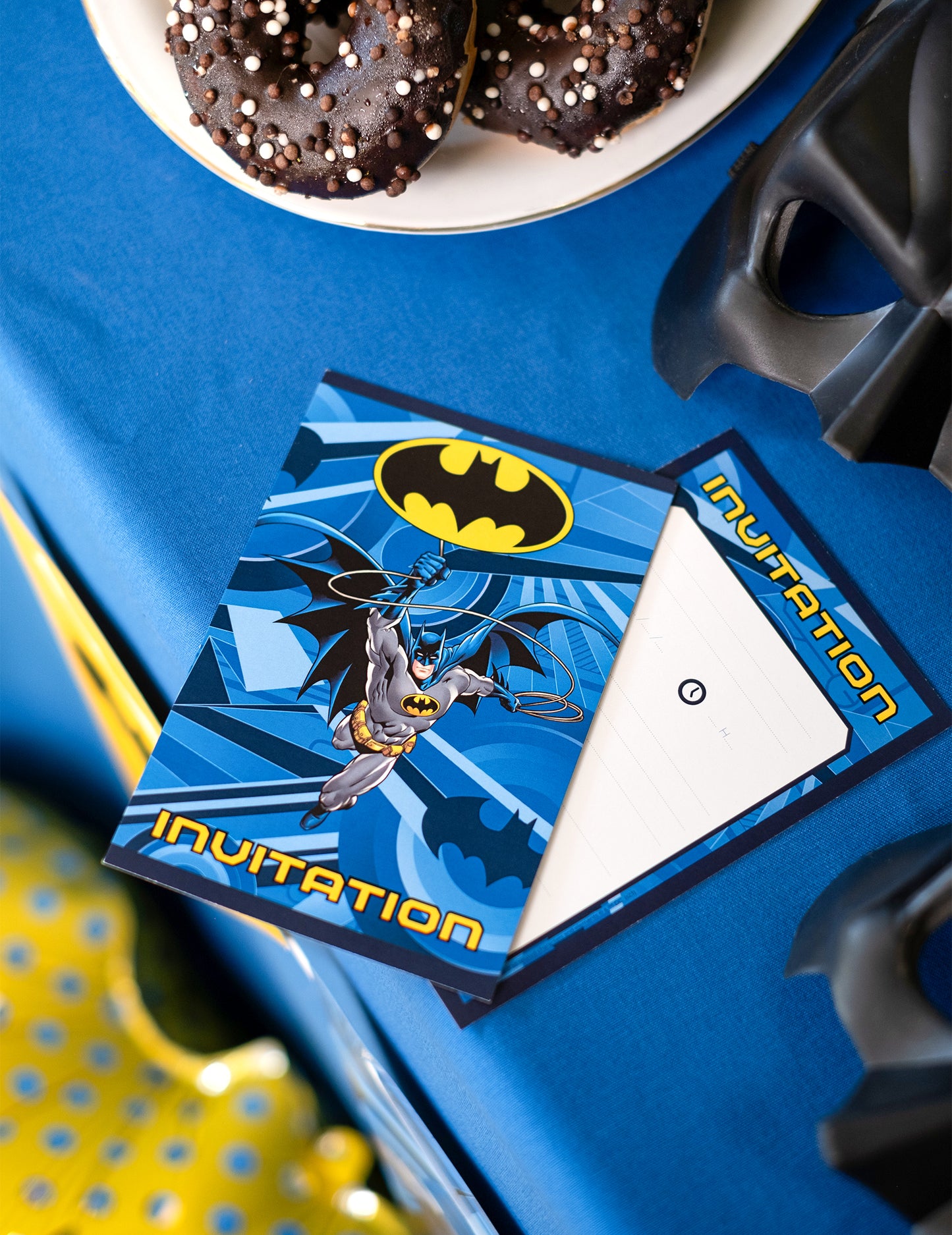 8 invitații Batman™ cu plicuri 10x16cm
