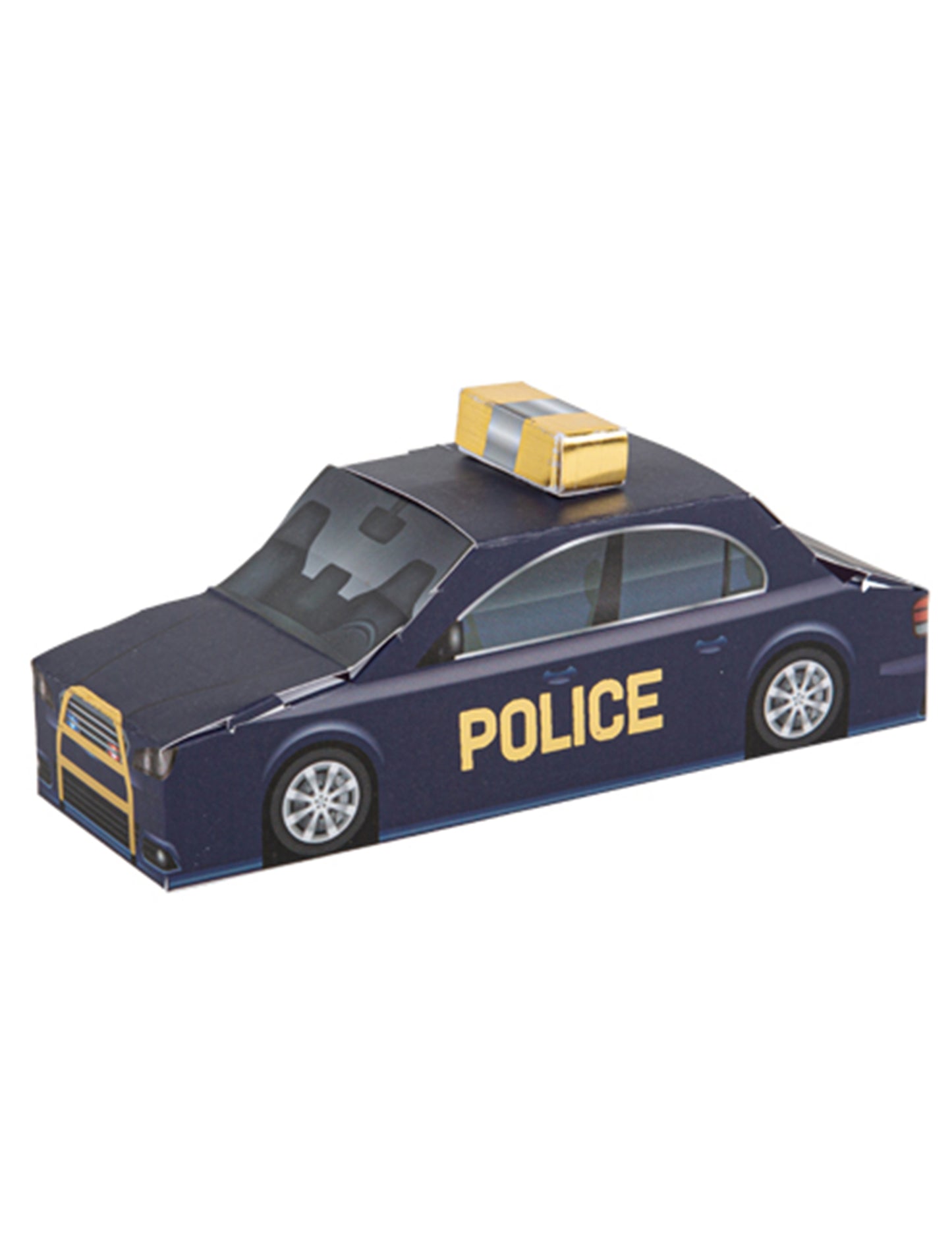 8 containere auto de poliție 15 x 5 x 5 cm