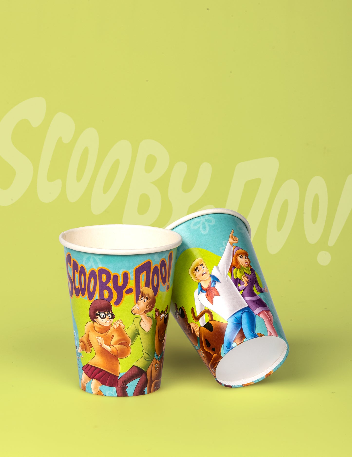 8 cupe de carton scooby-doo 210 ml