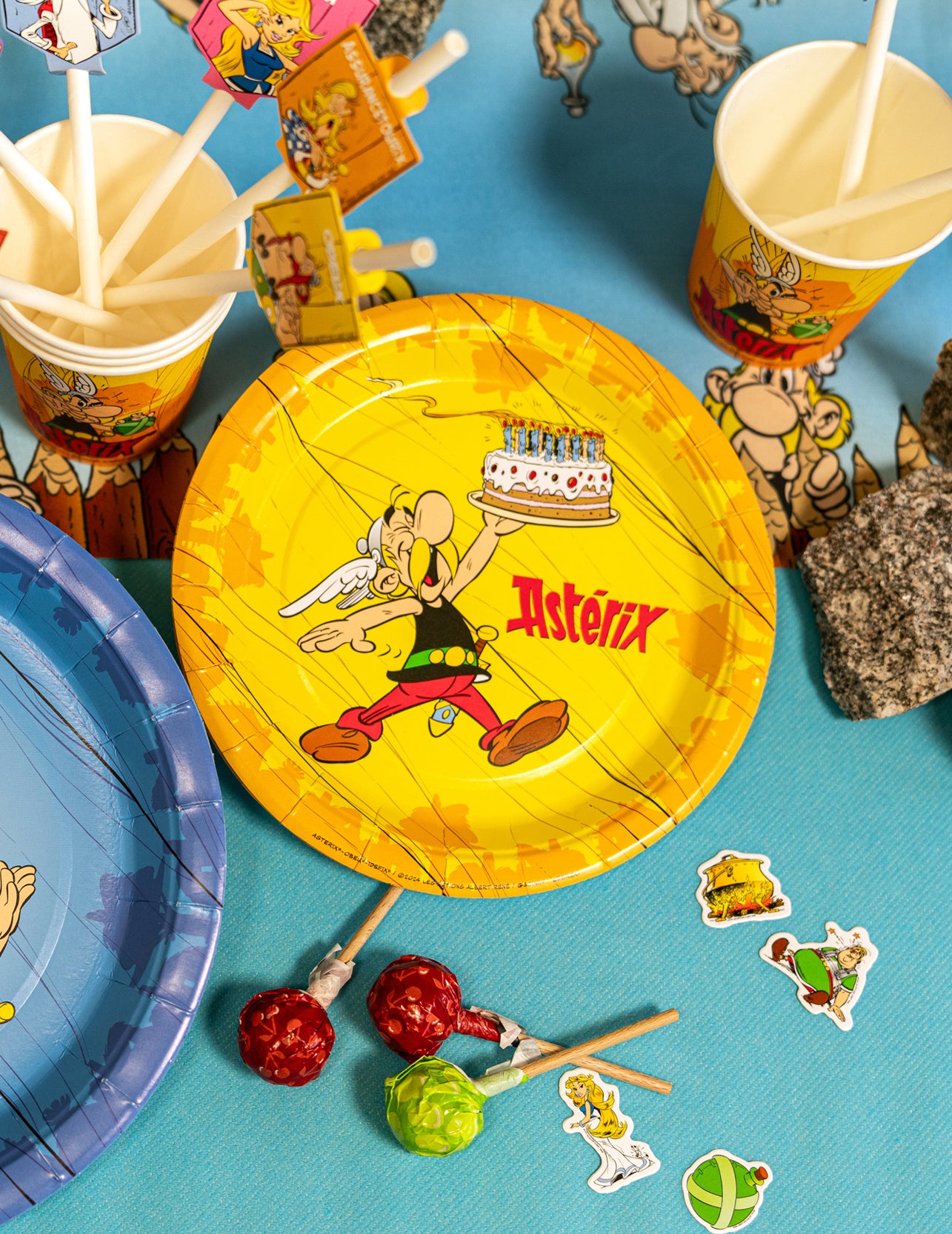 8 farfurii mici Asterix 18 cm