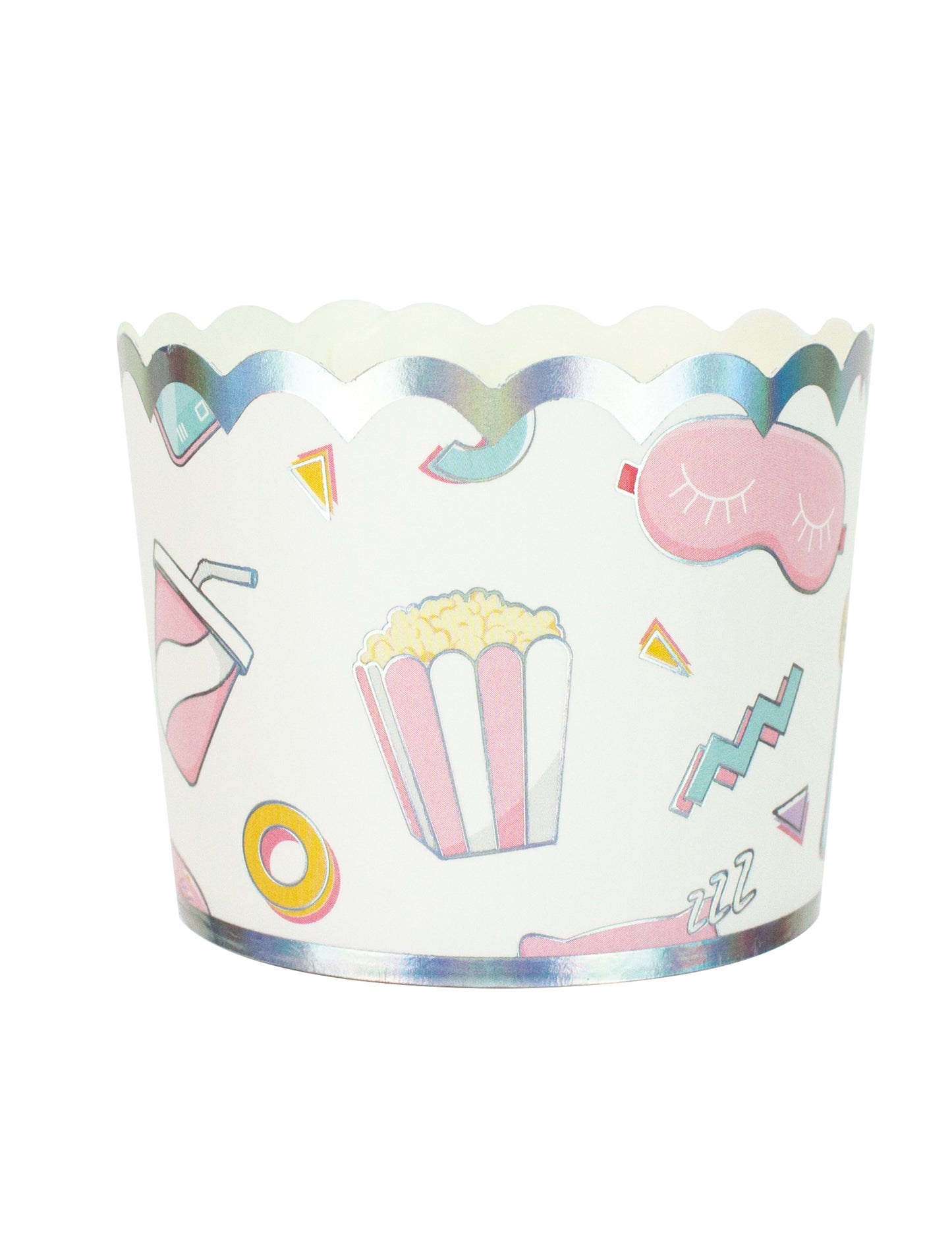 8 borcane mici, iridescente și colorate, pentru petrecerea de pijamale