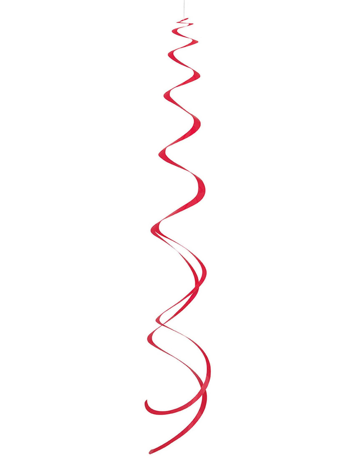 Spirale suspendate roșii pentru decorul petrecerii