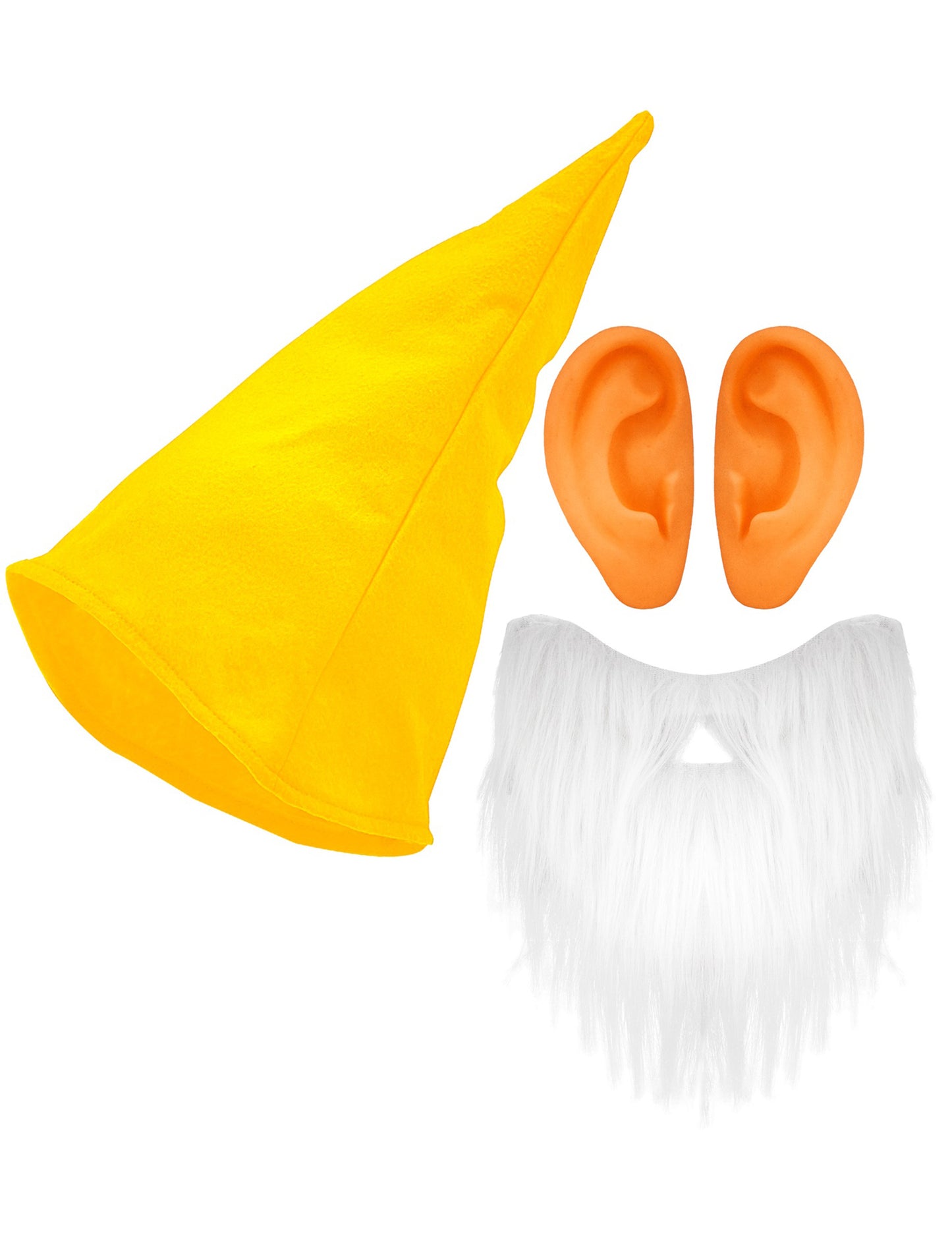 Accesorii pitice galbene pentru adulți