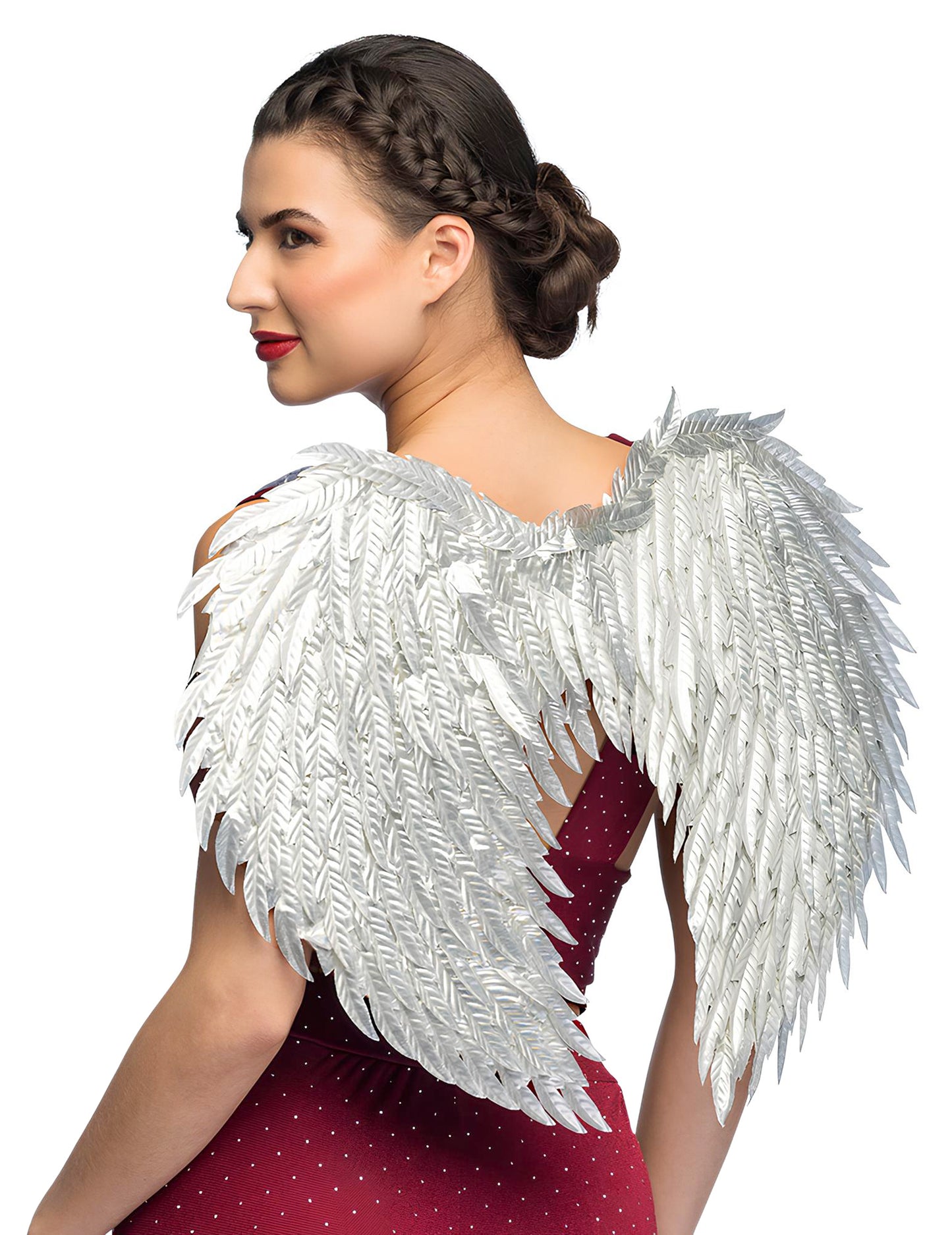 Ailes d'anges Argentées glamour adulte