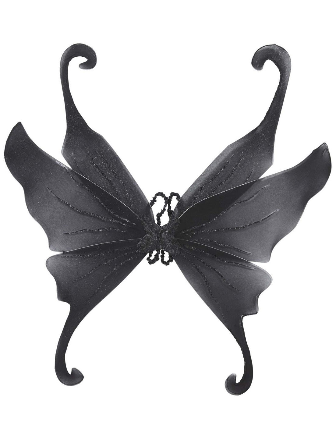 Aripi negre cu sclipici pentru adulți