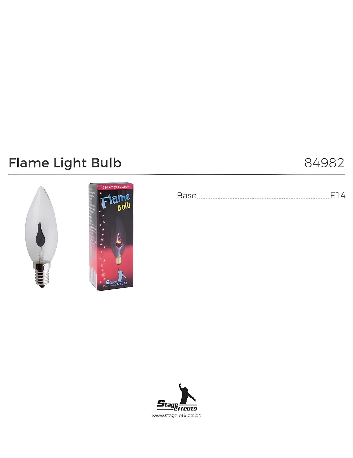Ampoule Effet Flamme E14