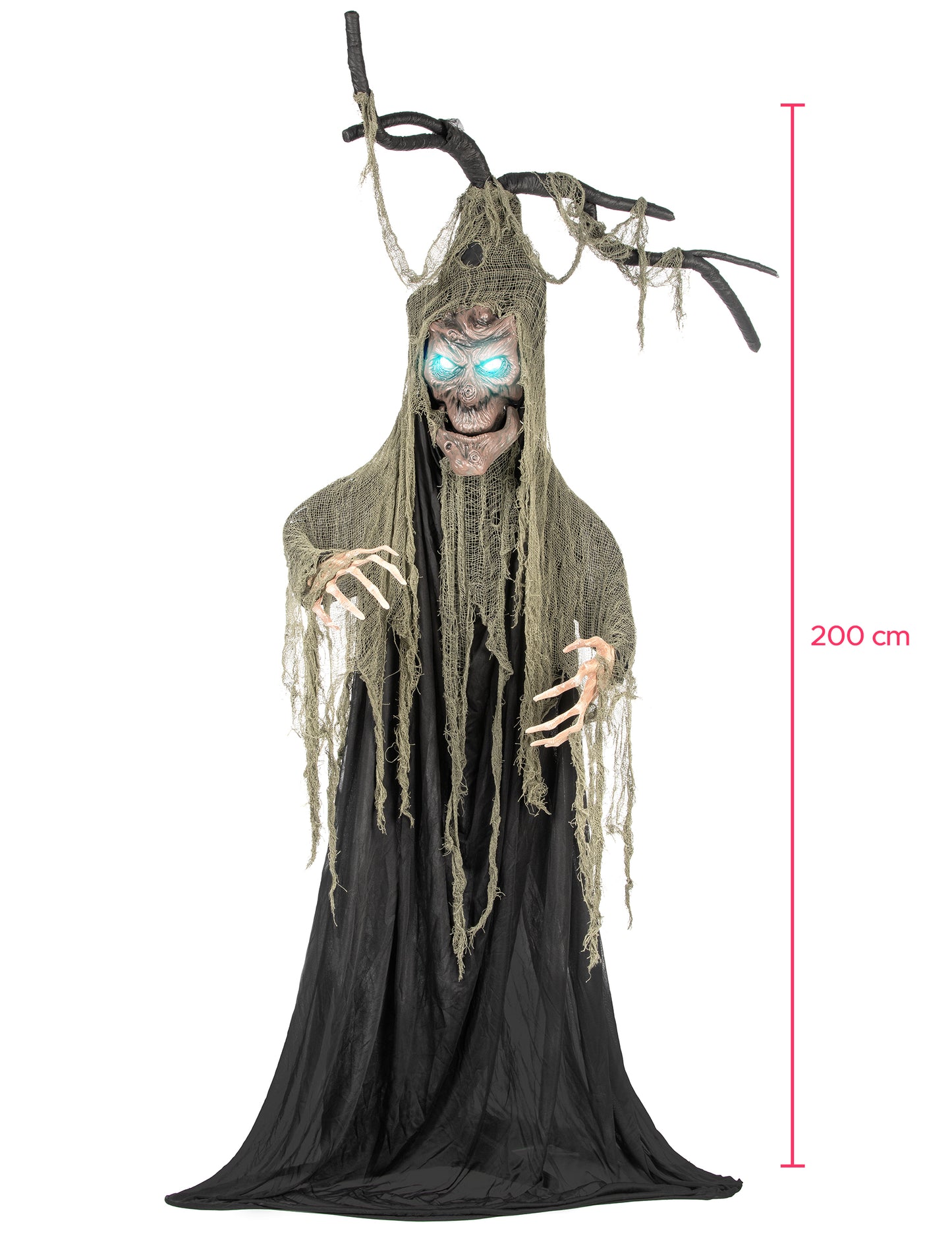 Arborele bântuit a articulat lumină și sunet de 2 m Halloween