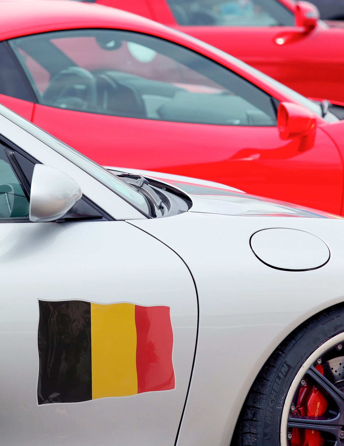 Autocolant auto belgian 22 x 33 cm