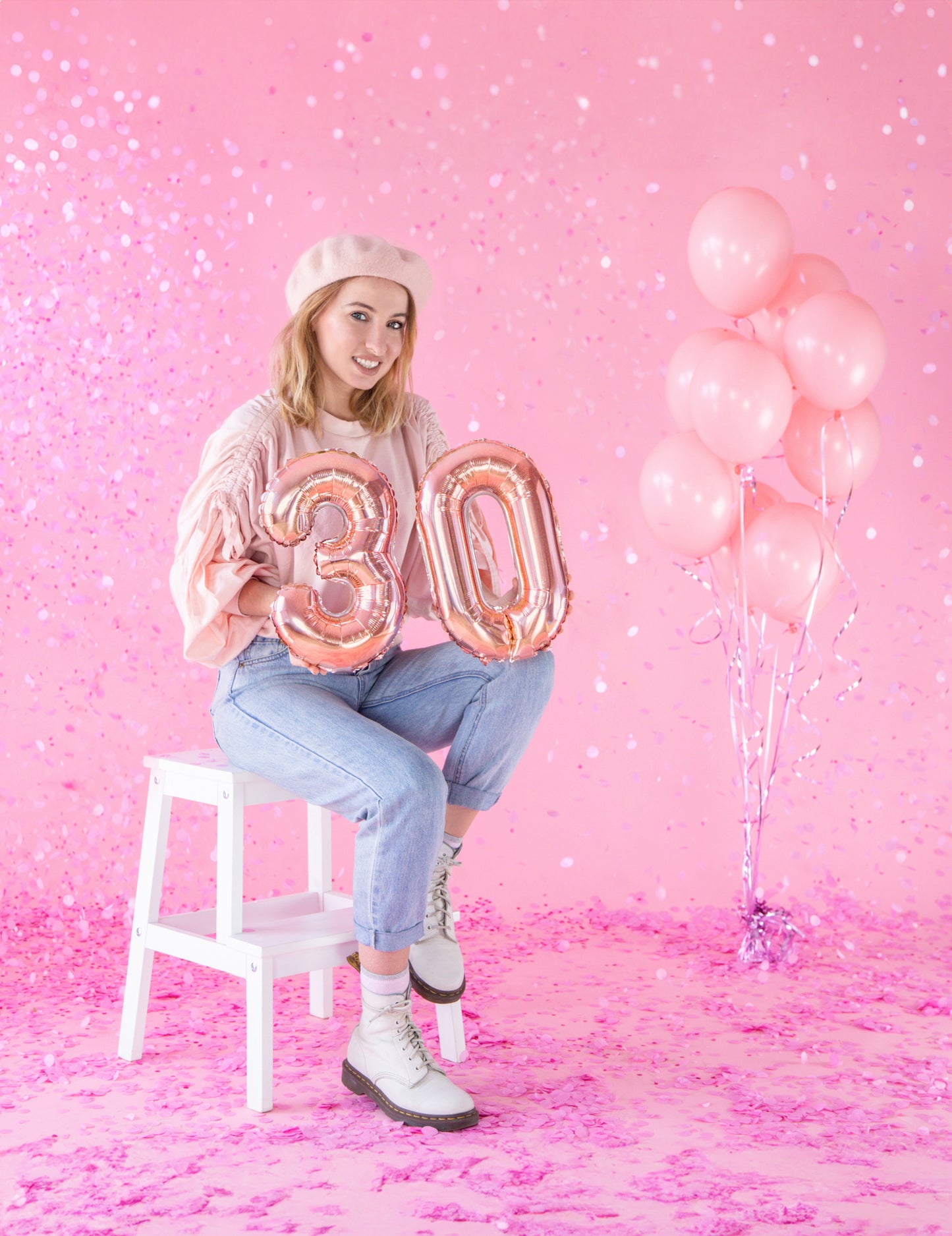 Balon de aluminiu a crescut aur 36 cm