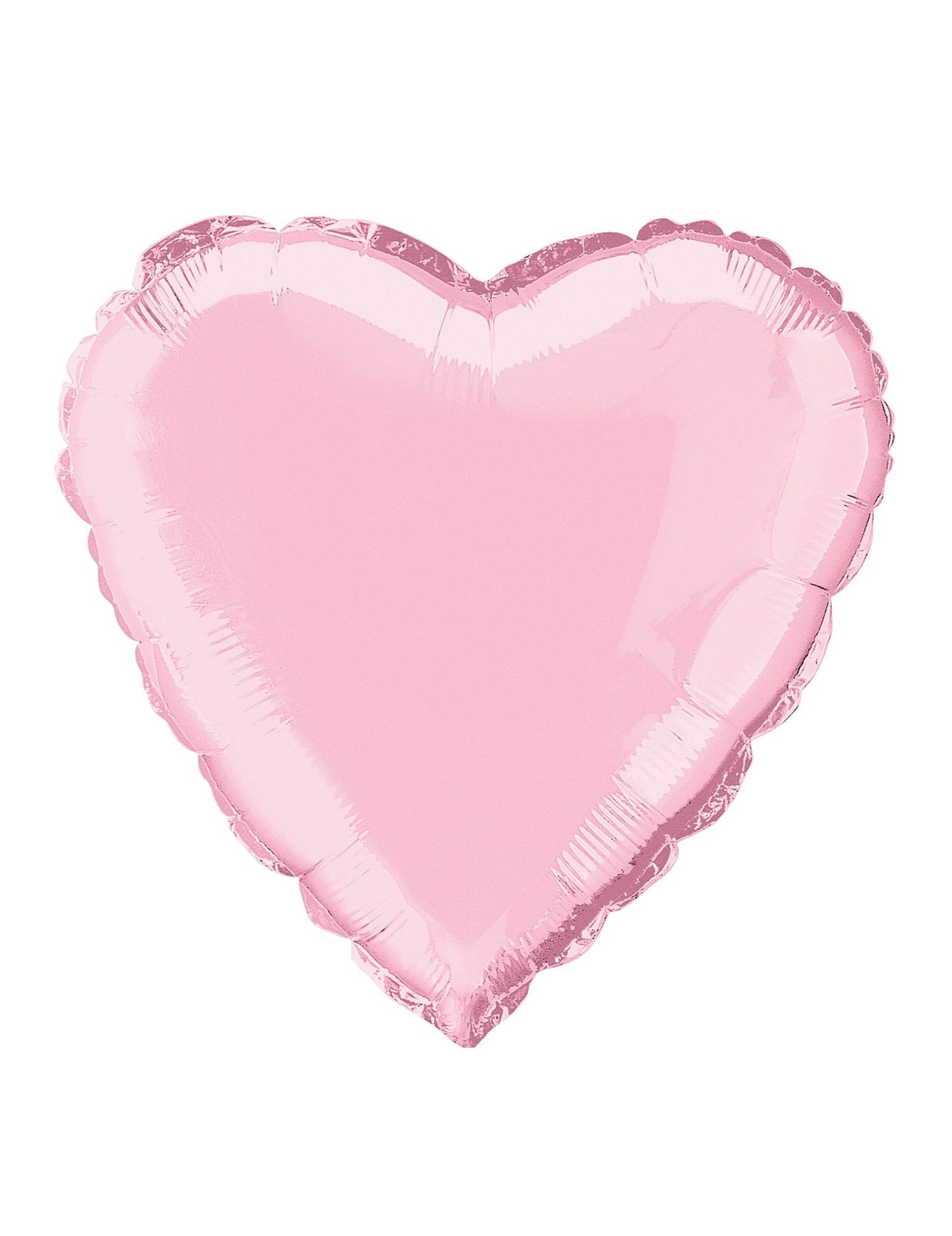 Balon folie roz în formă de inimă 45 cm heliu sau aer