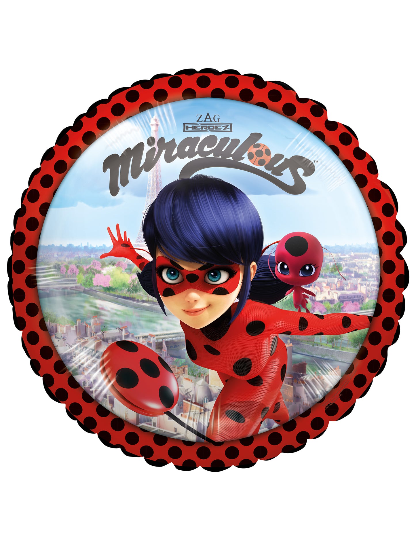 Ladybug 43 cm balon din aluminiu din aluminiu