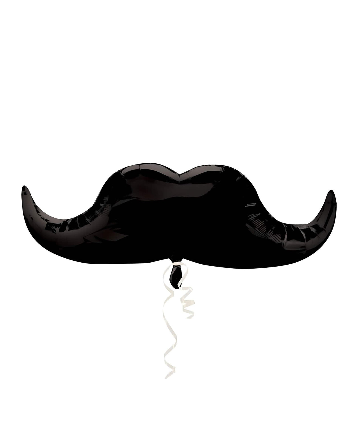 Ballon aluminium géant moustache pour fête noire