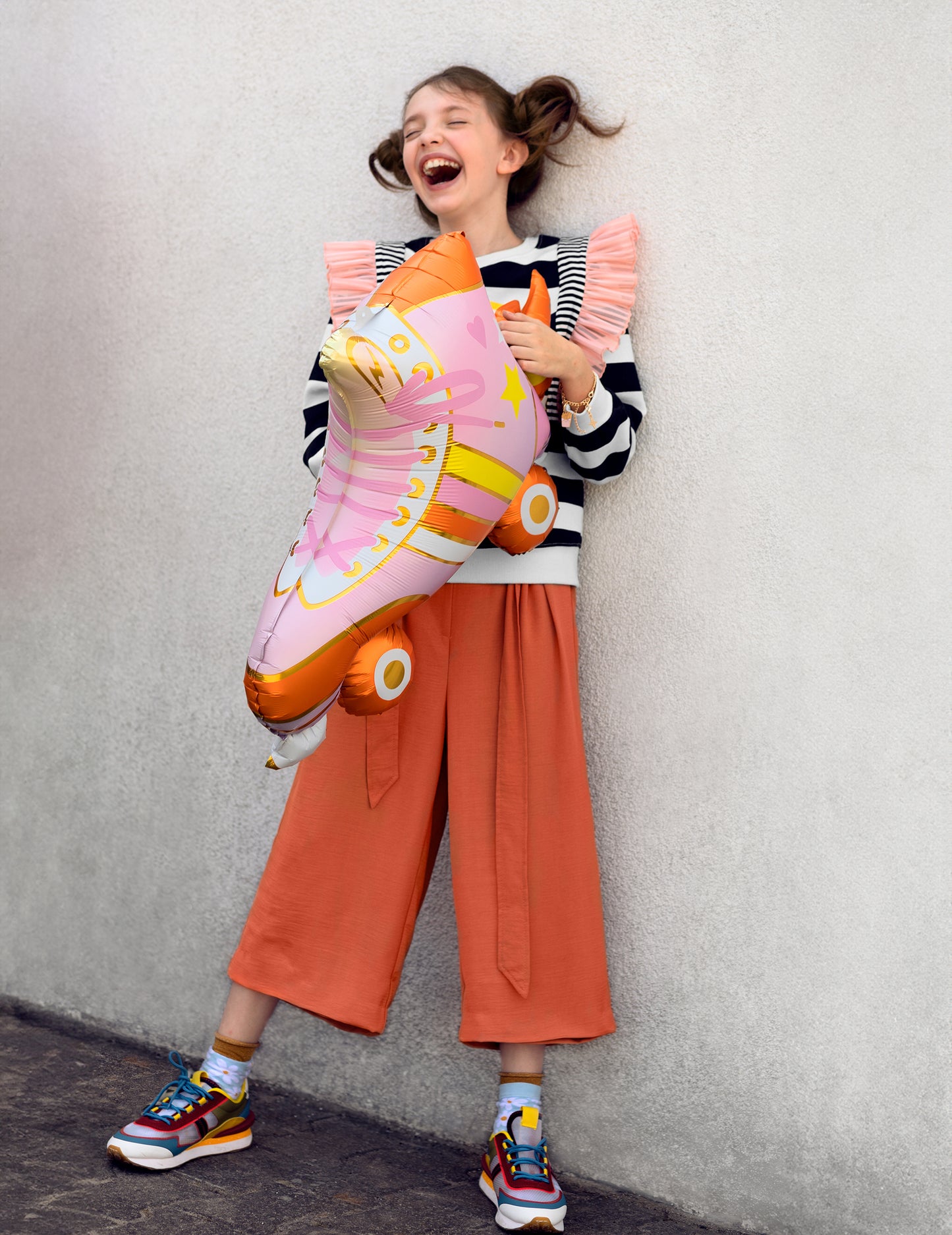 Mingea cu balon din aluminiu la ruletă 74 cm