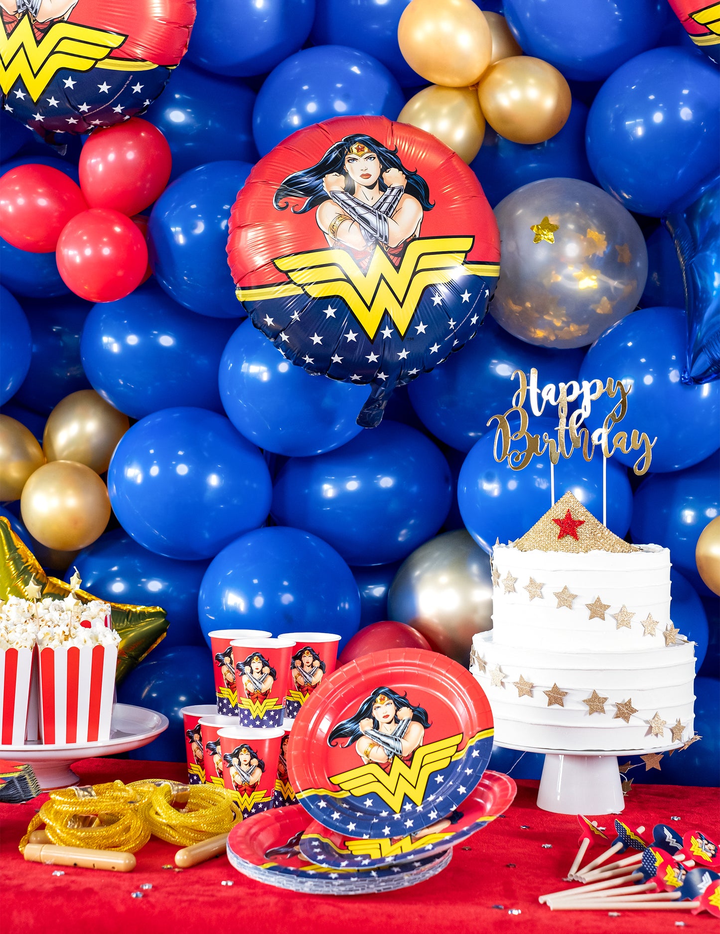 Wonder Woman Balloon din aluminiu