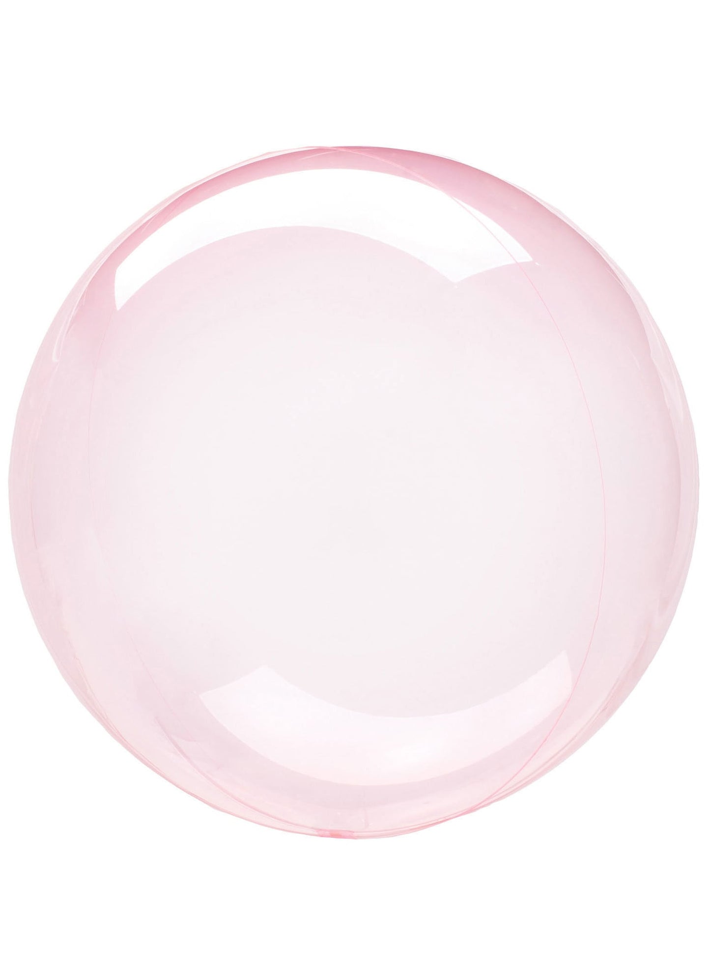 Ballon bulle cristal pour fête rose