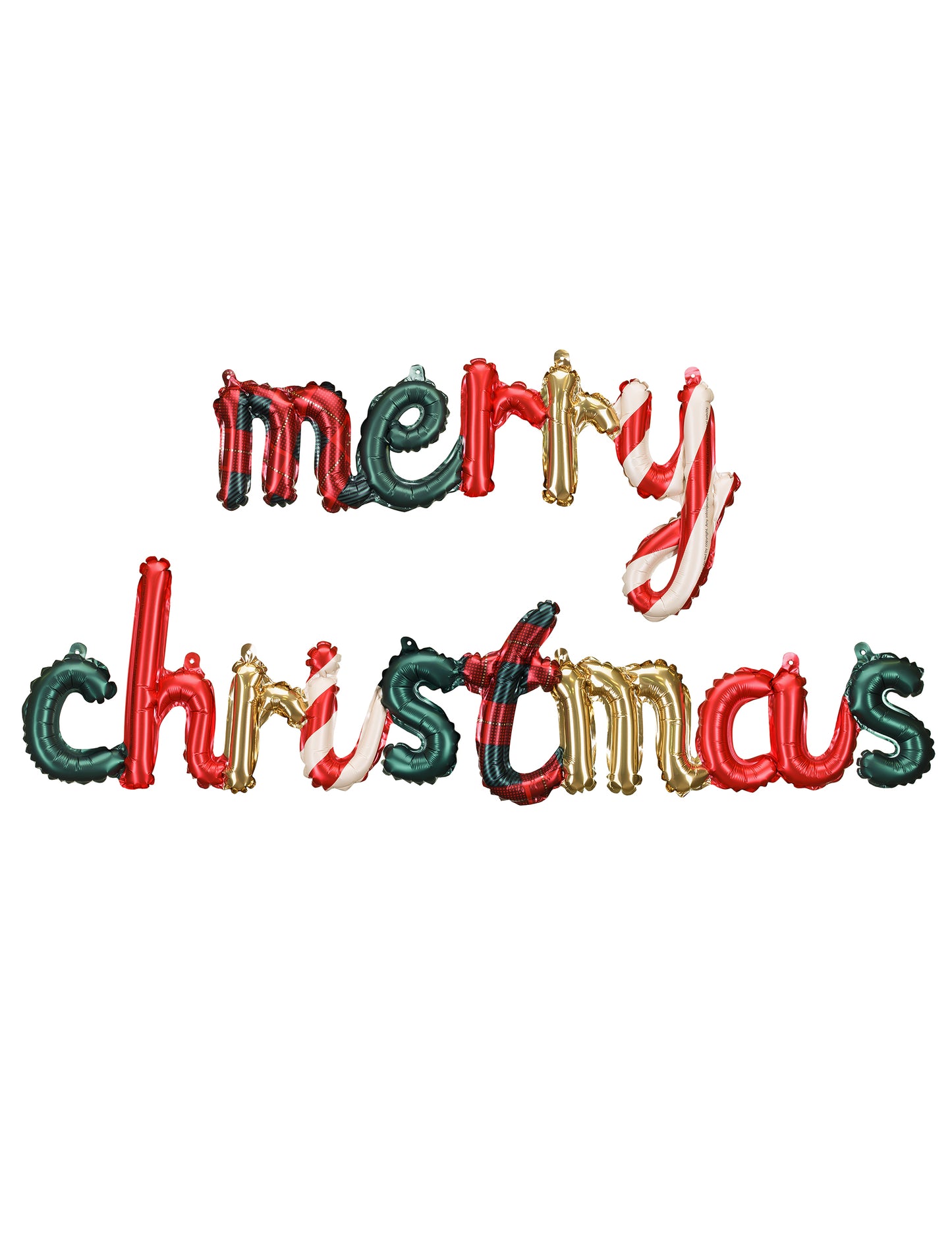Balon folie Crăciun Fericit 143 x 25 cm