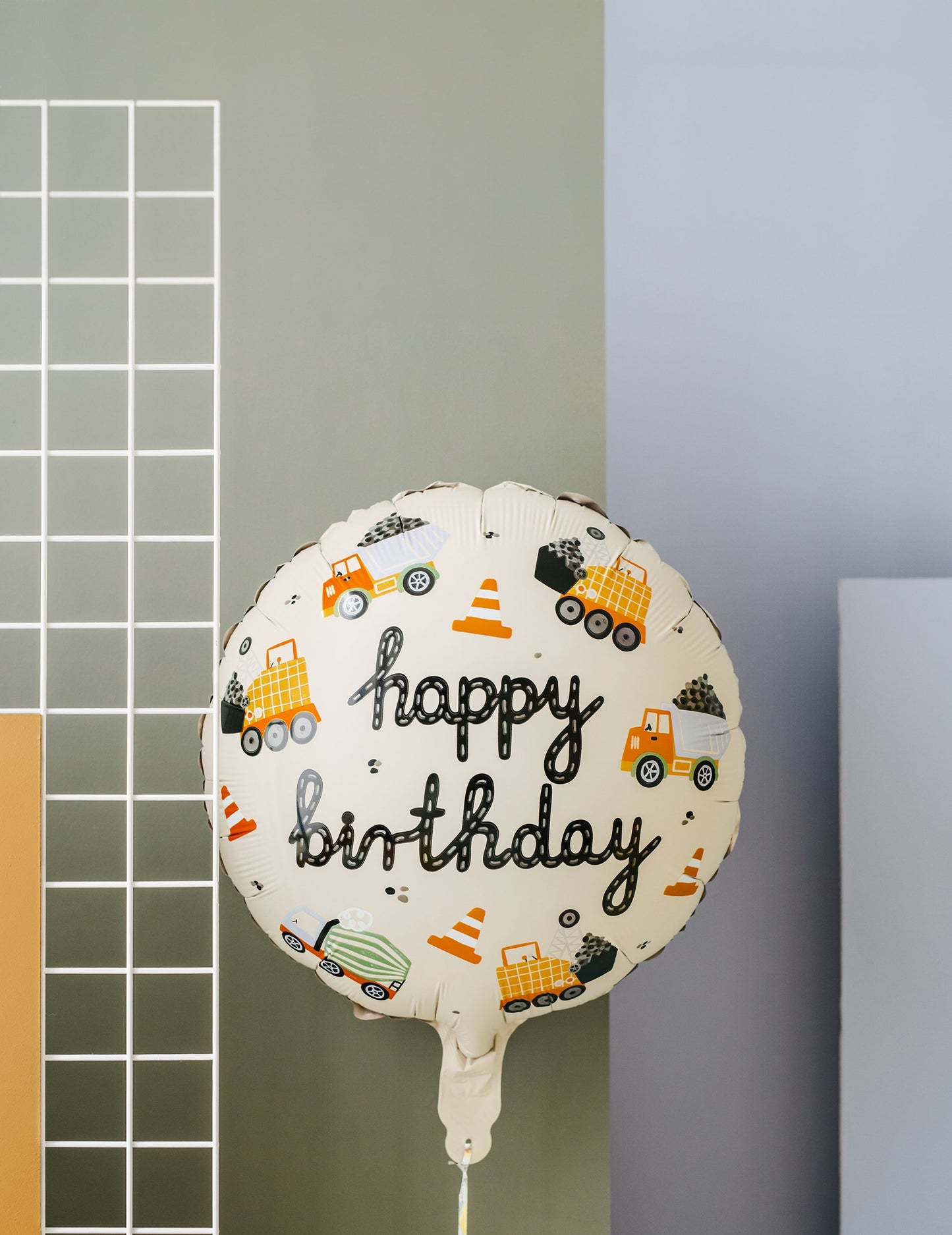 La mulți ani Ballon Site Truck 45 cm