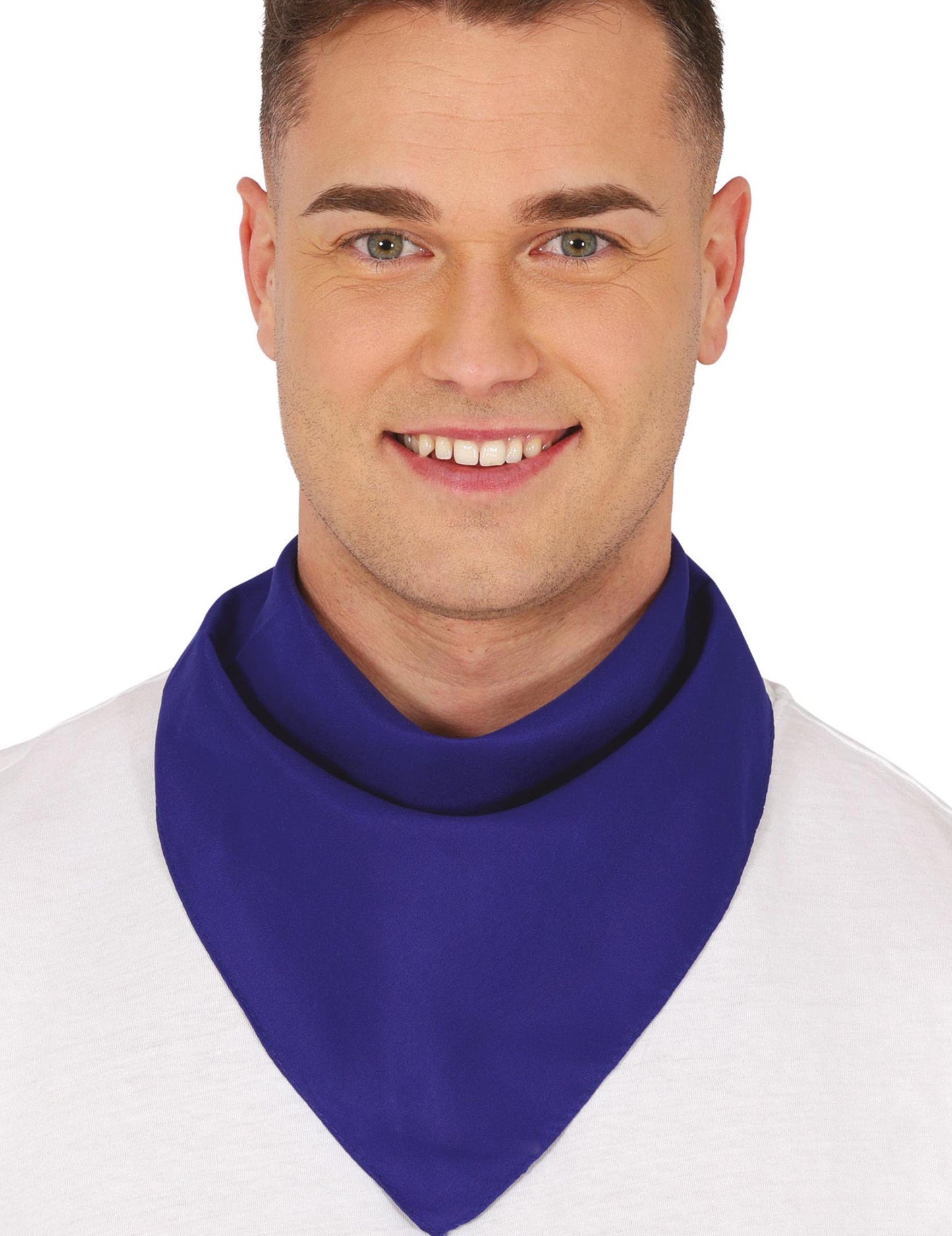Bandana uni bleu foncé