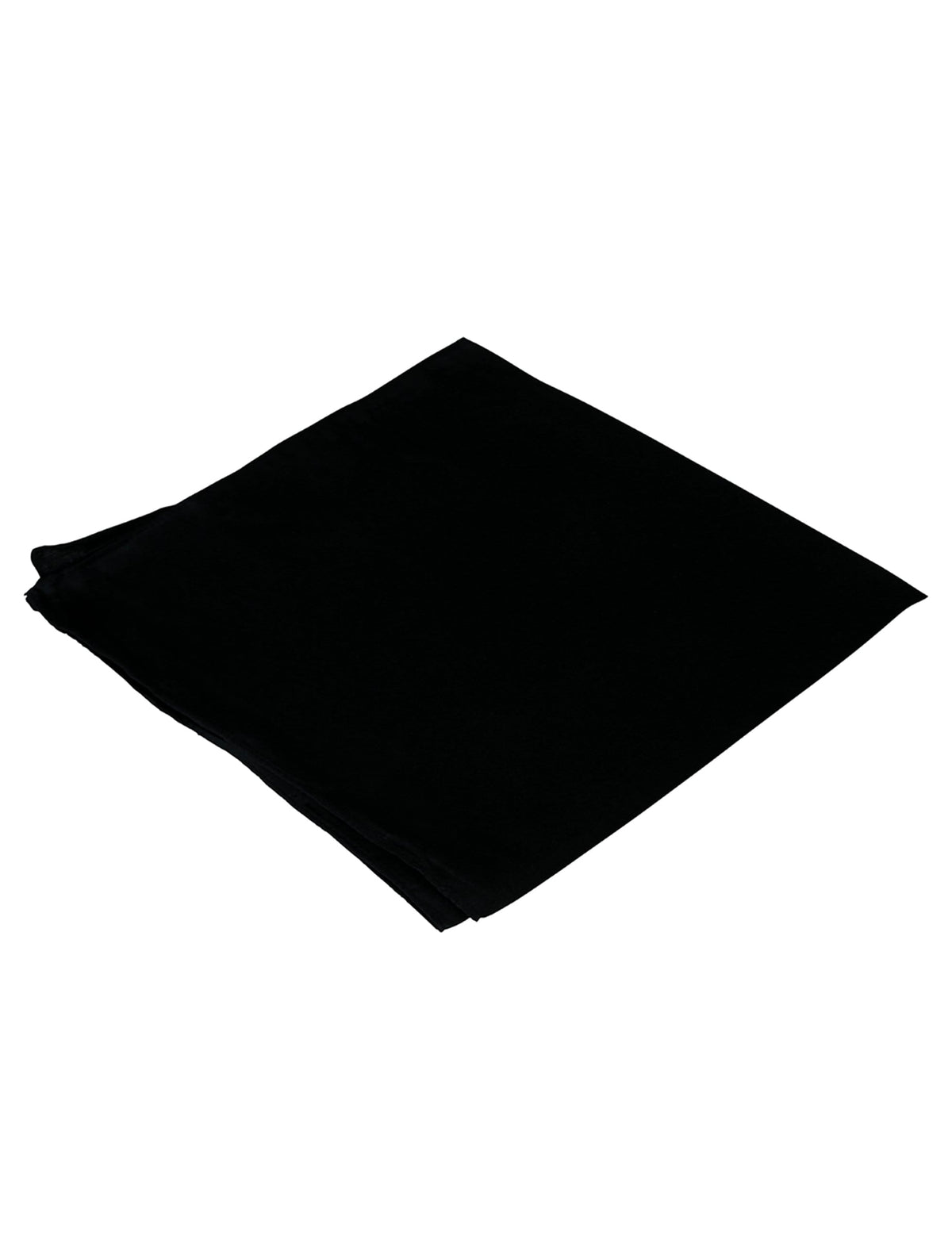 Vue pliée du bandana uni pour adulte