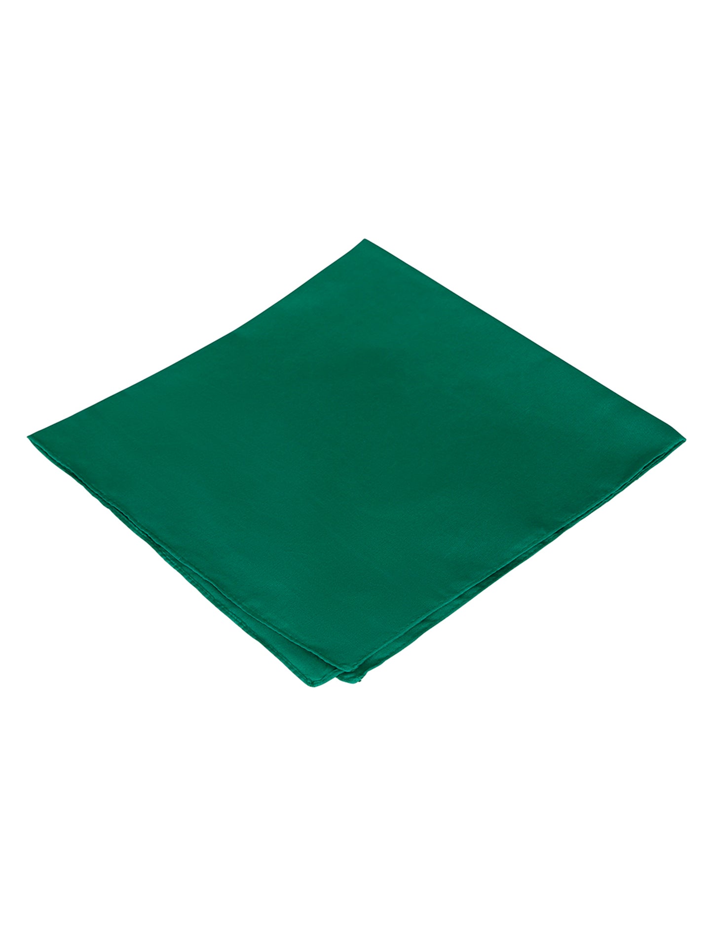 Vue pliée du bandana uni pour homme vert