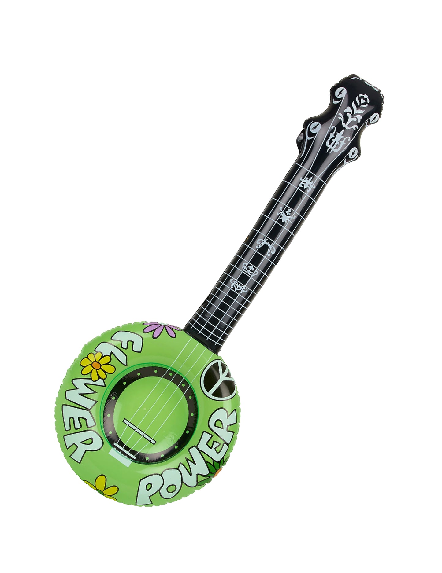 Banjo gonflable hippie vert