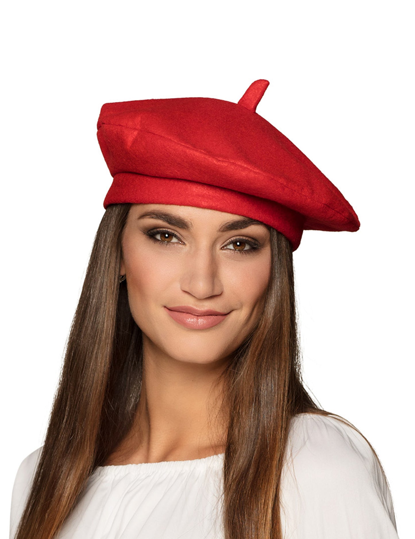 Beret basc roșu adult