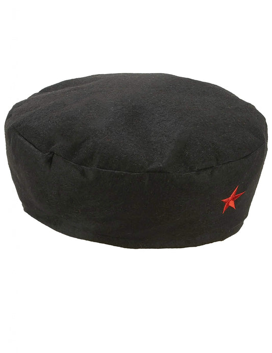 Vedere din profil a beretei Che Guevara