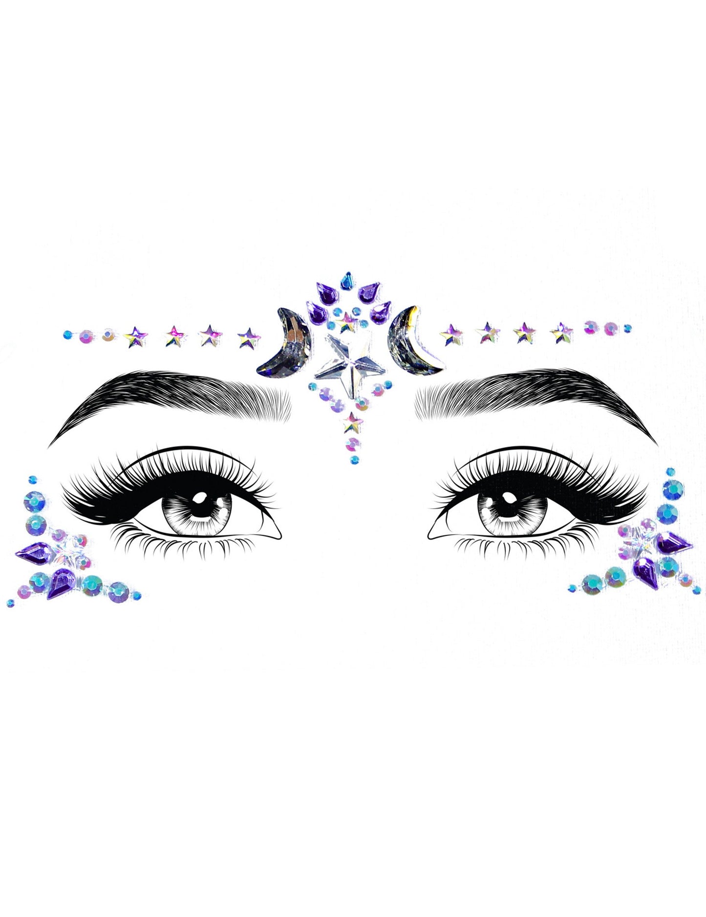 Bijuterii adezive lunare