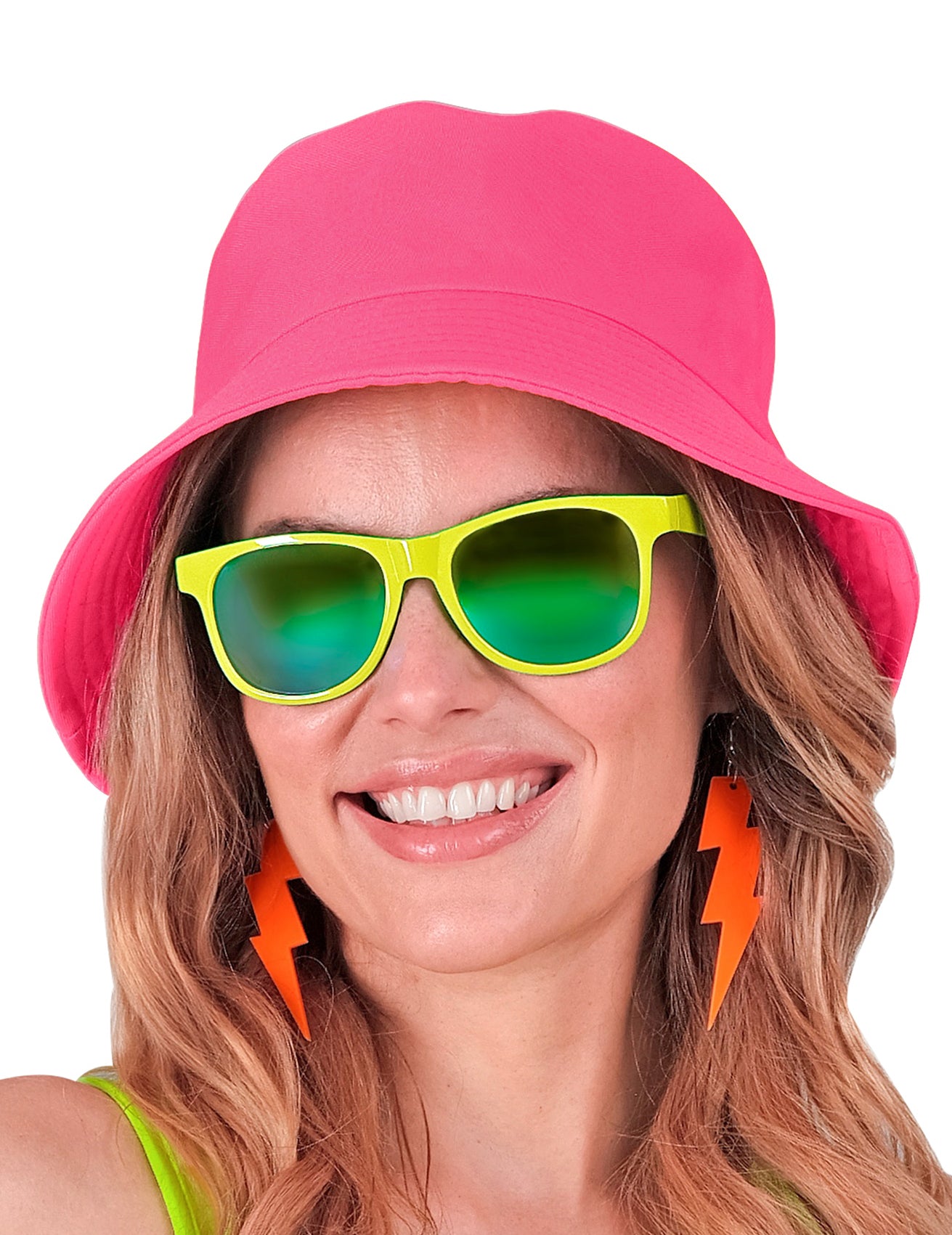 Bob roz fluorescent pentru adulți