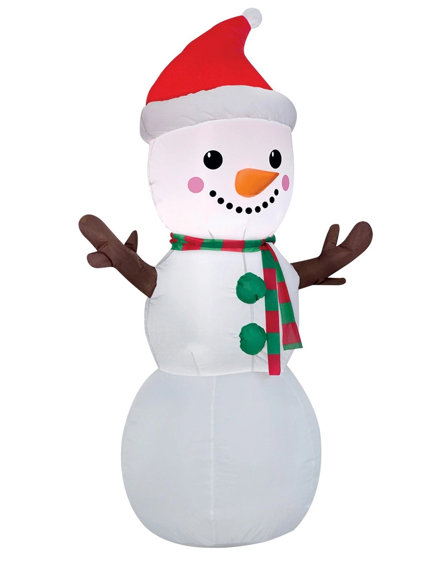 Bonhomme de neige gonflable lumineux 120 cm