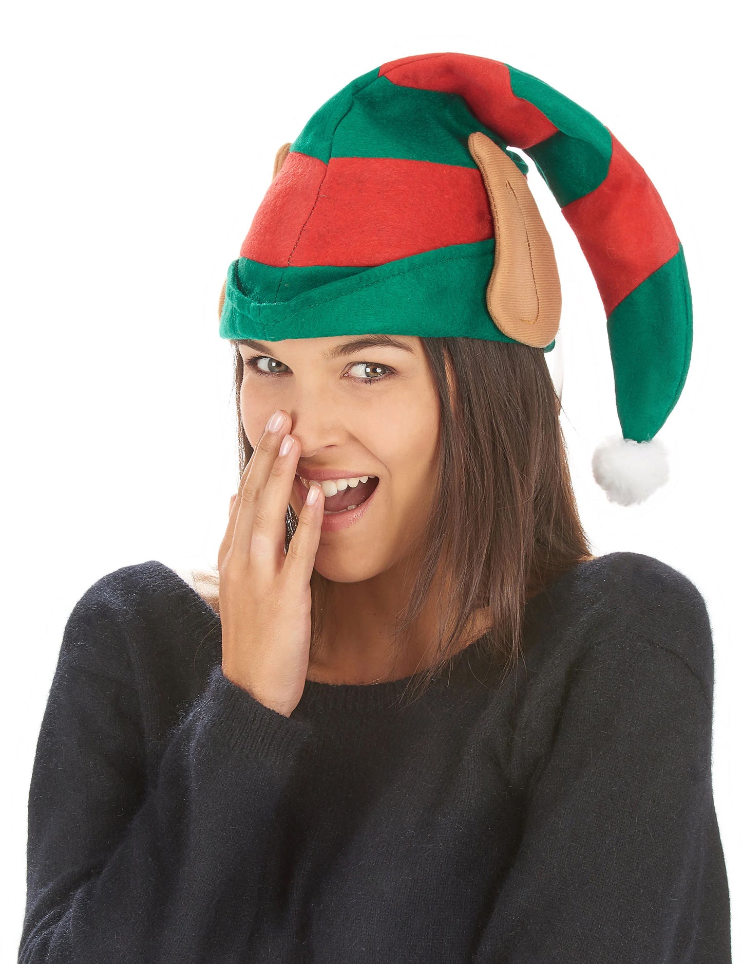 Bonnet Santa Claus Lutin cu urechi adulte