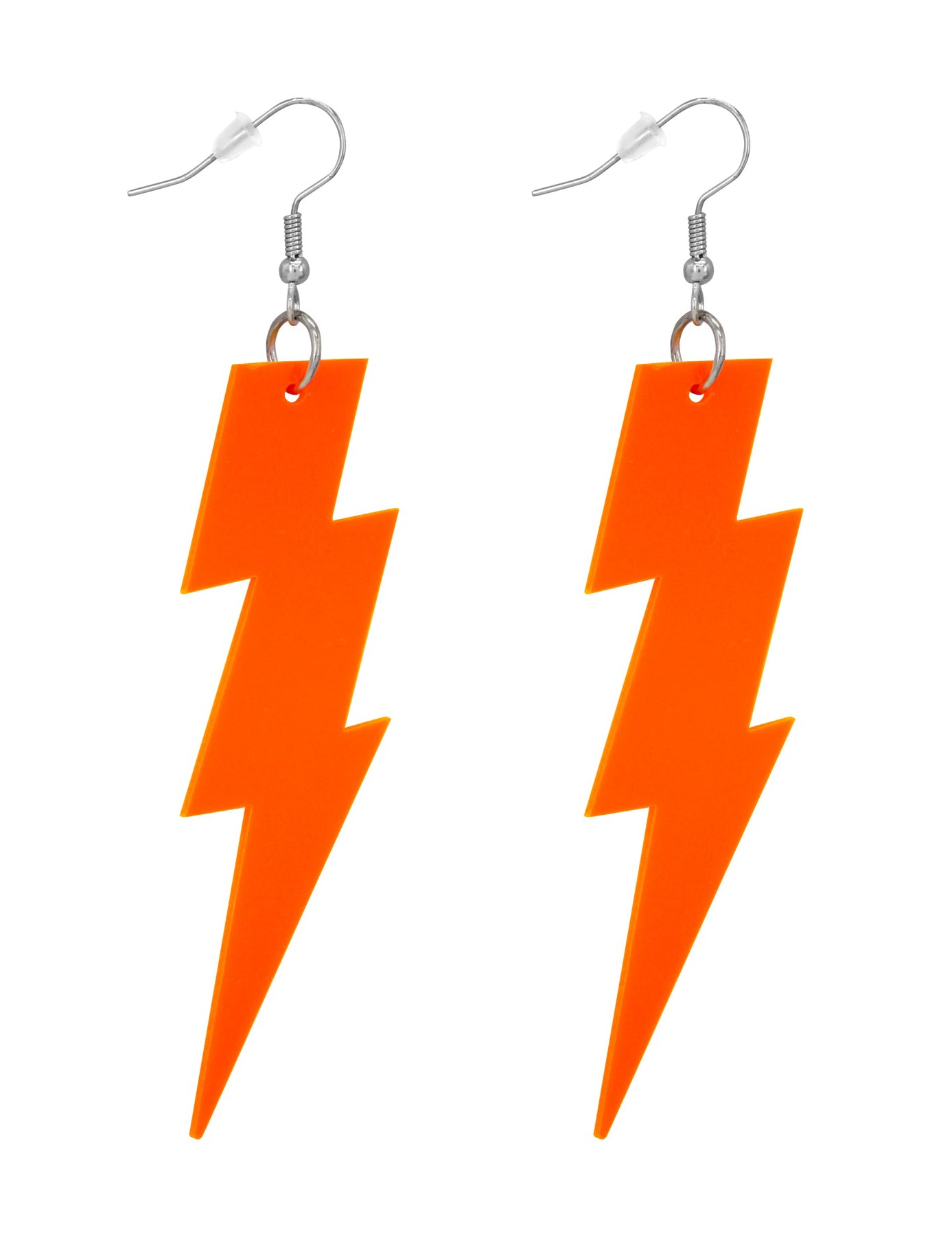 Cercei portocalii Fluo