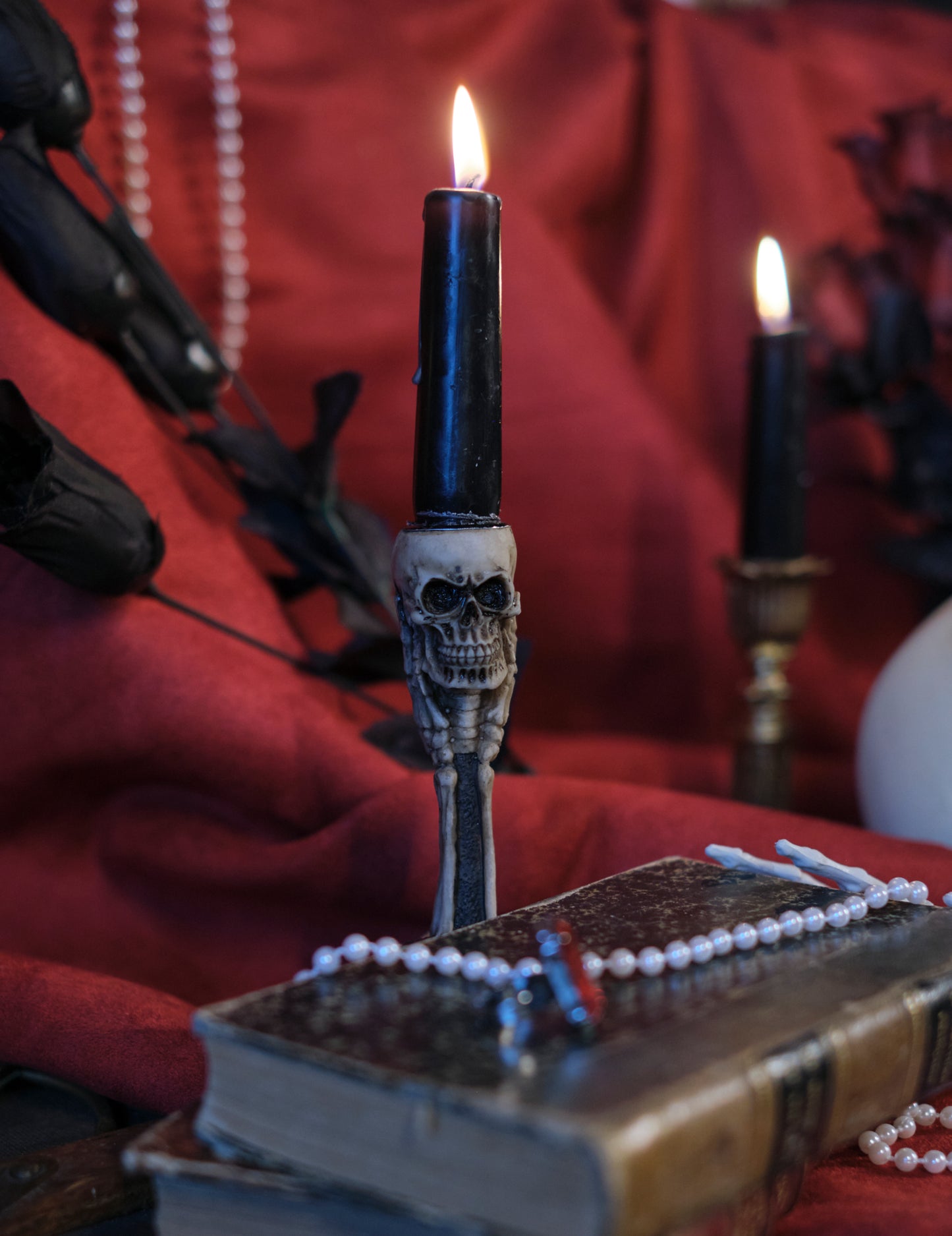 Oase și cranii Lumânări de lumânări 12.5 cm