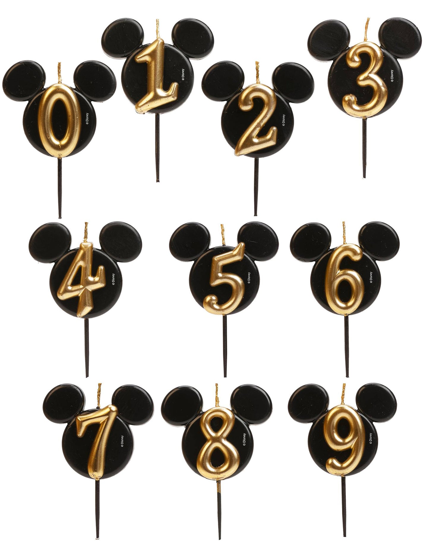 Bougie Chiffre Mickey Mouse