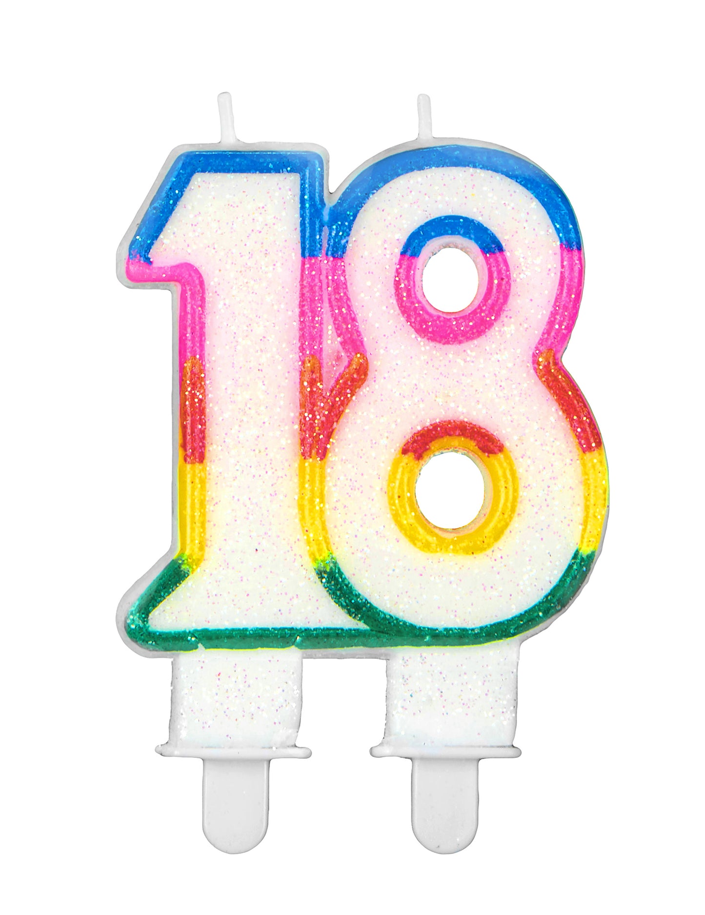 Bougie d'anniversaire chiffre 18