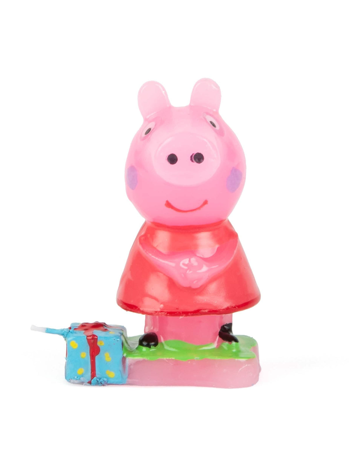 Vedere din față a lumânării Peppa Pig