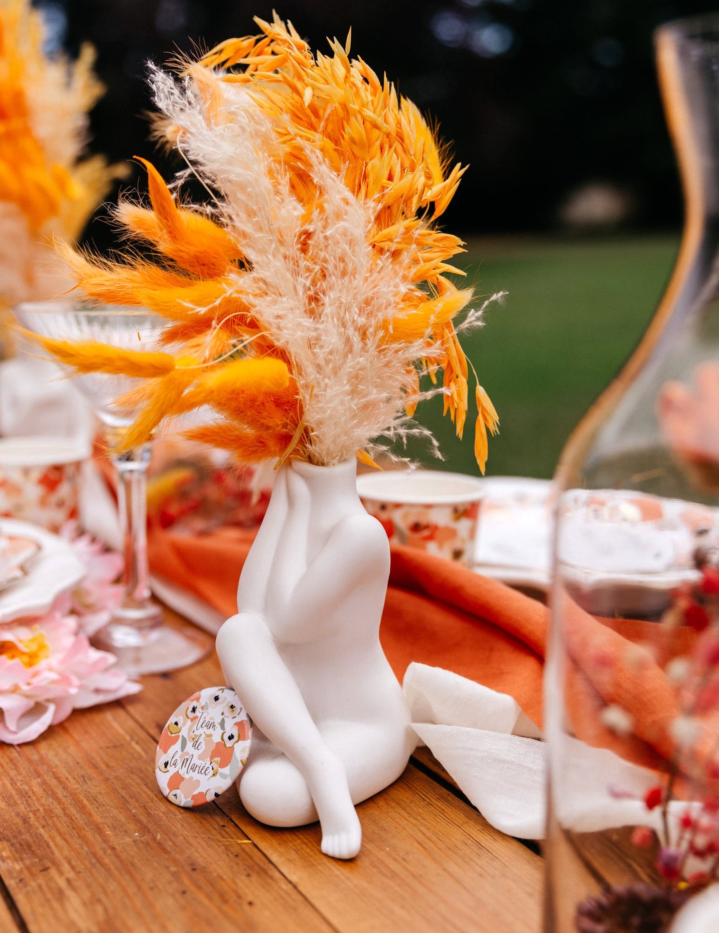 Muștar uscat cu buchet de ovăz 70 cm 100 g