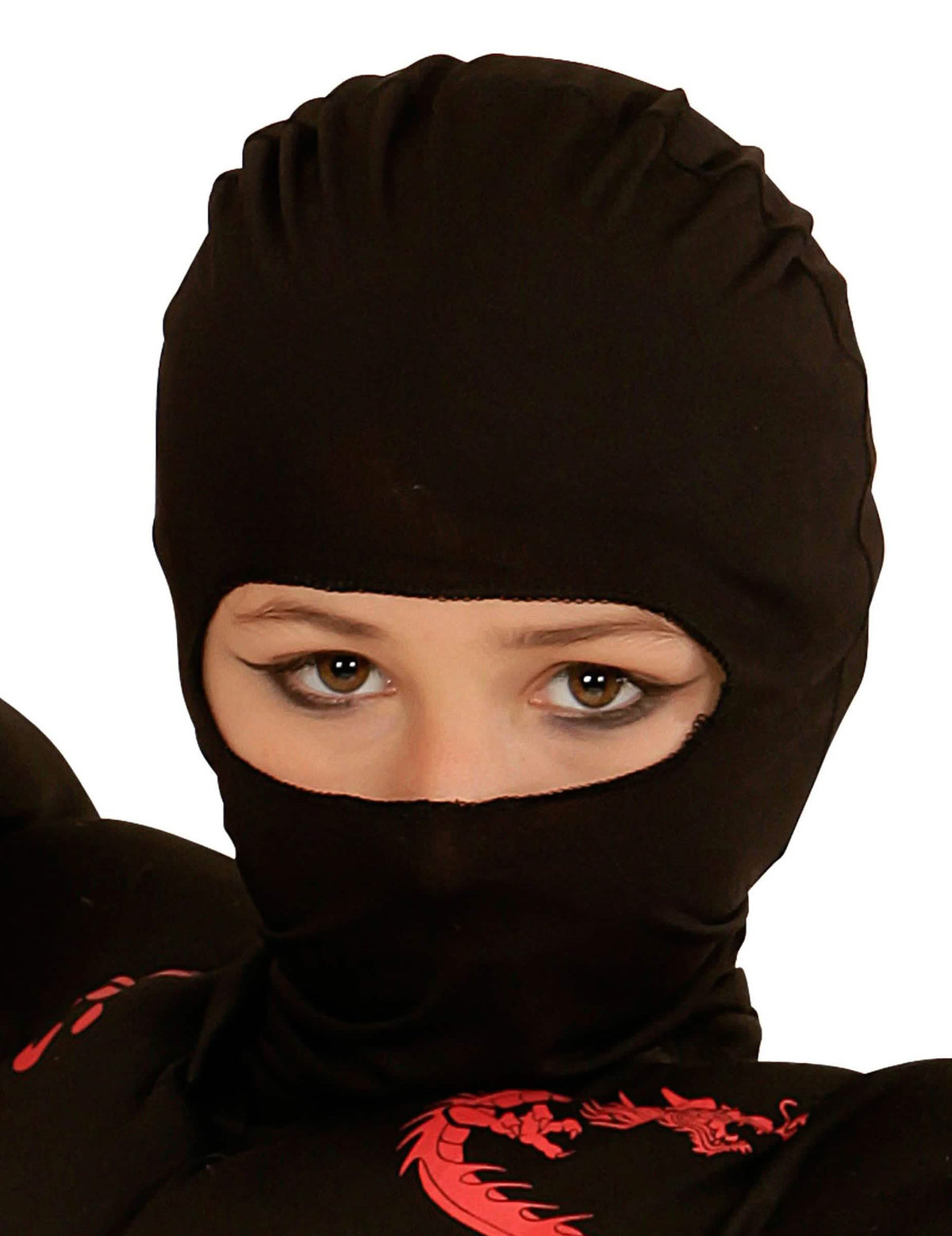 Cagulă ninja pentru copil neagră