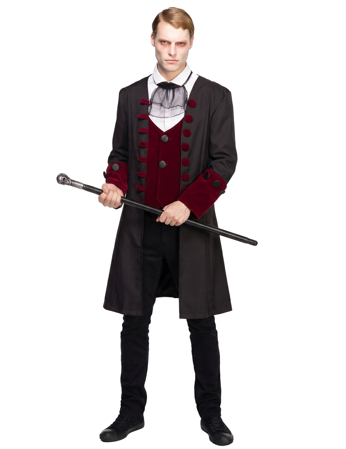 Canne sceptre tête de mort 75 cm
