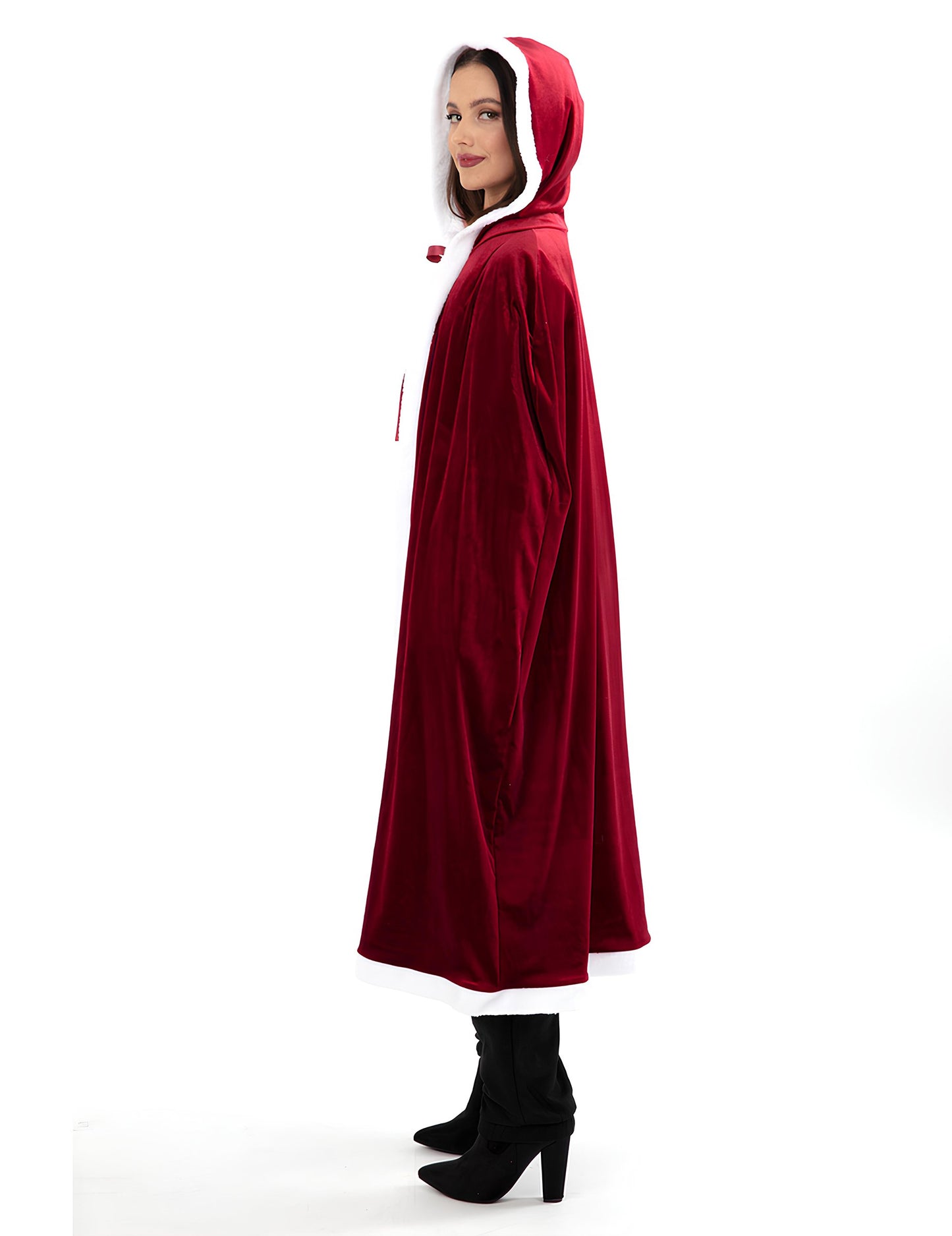 Pelerină lungă de Crăciun de lux pentru adulți