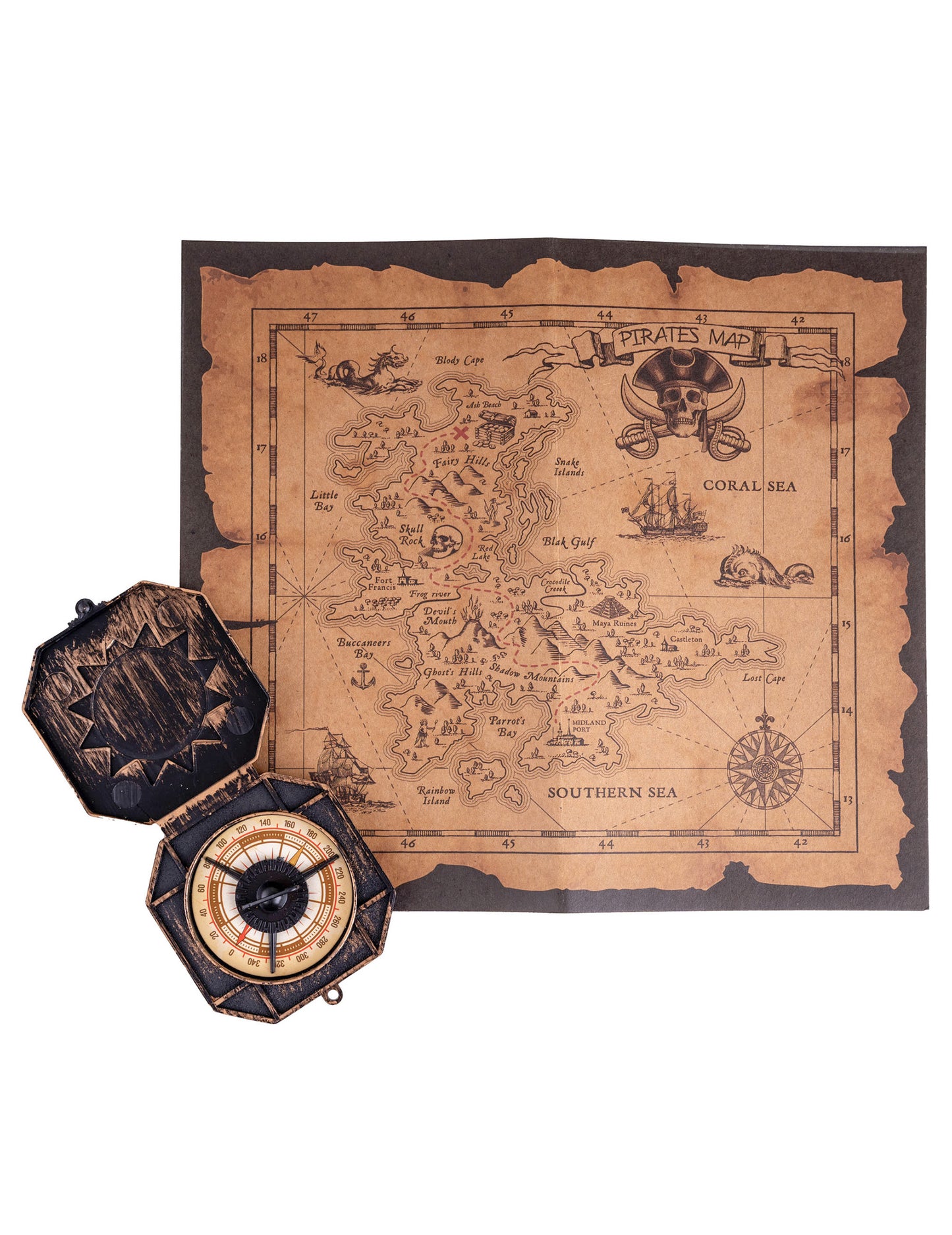 Card de comori pirate