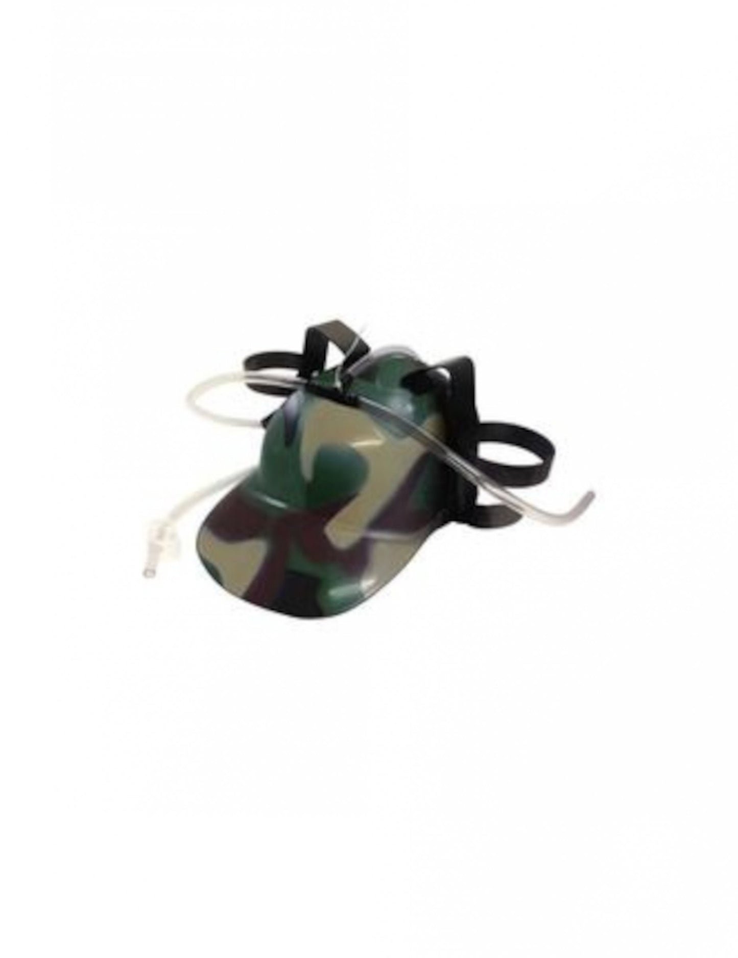 Cască militară pentru bere pentru adult, model camuflaj verde și maro