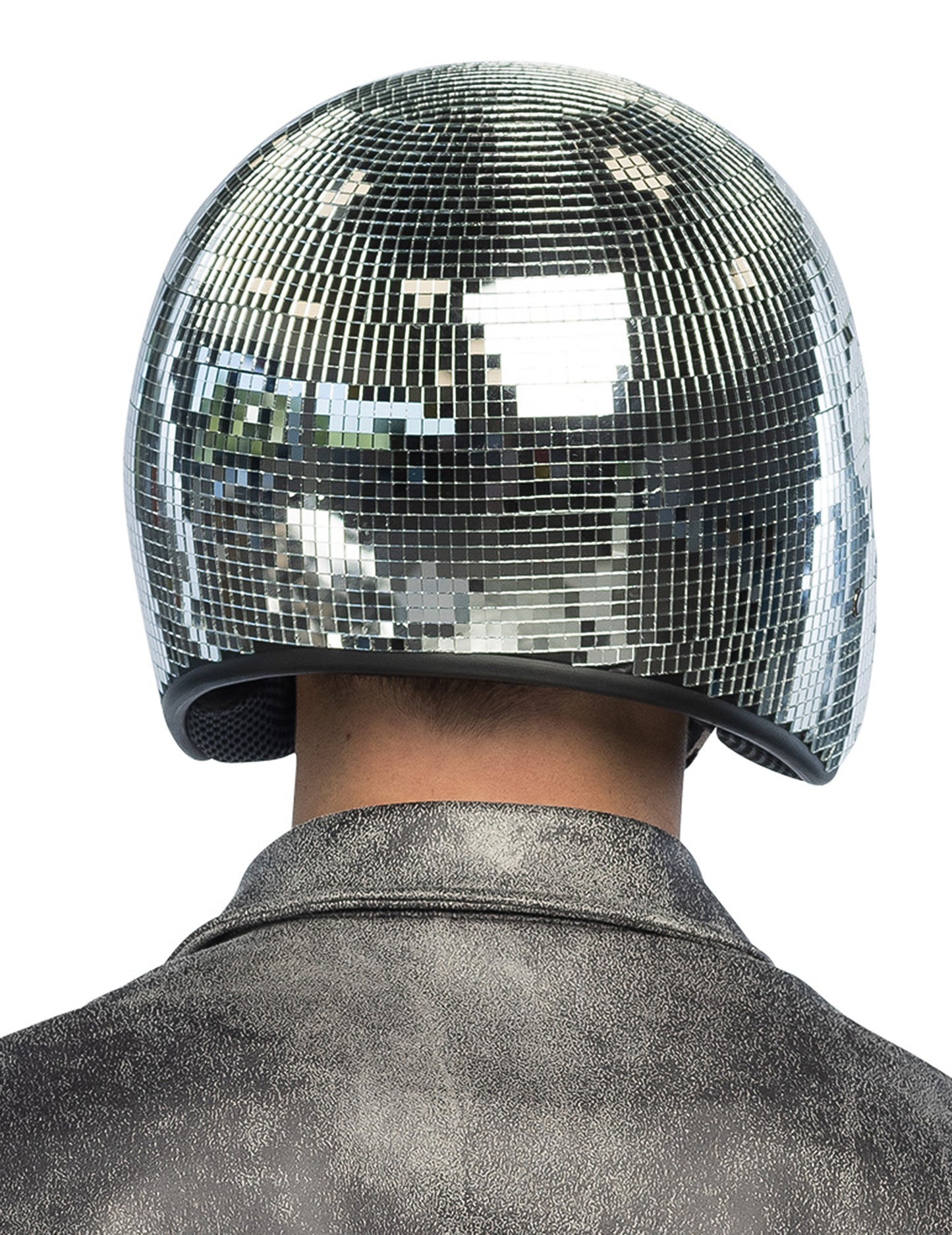 Casque boule à facettes disco adulte