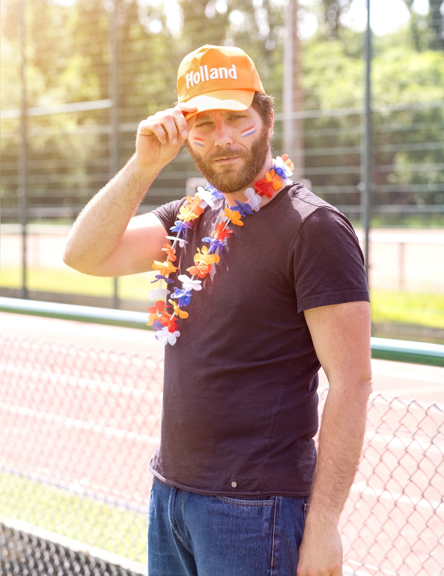 Suport portocaliu Orange Cap Olanda Adulți