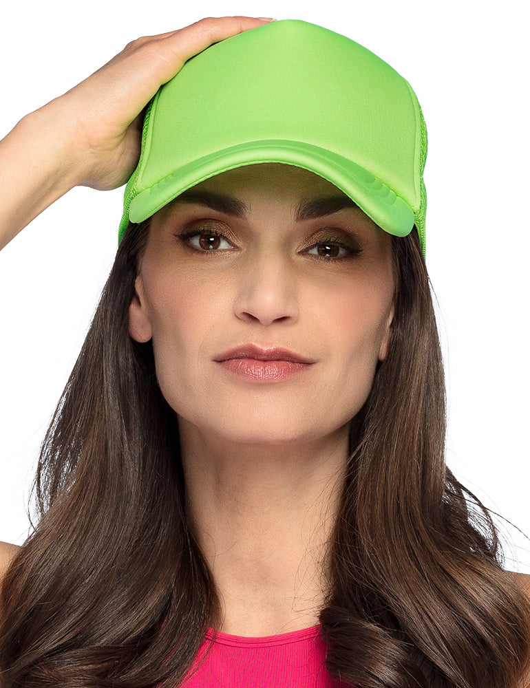 Capac verde fluorescent pentru adulți